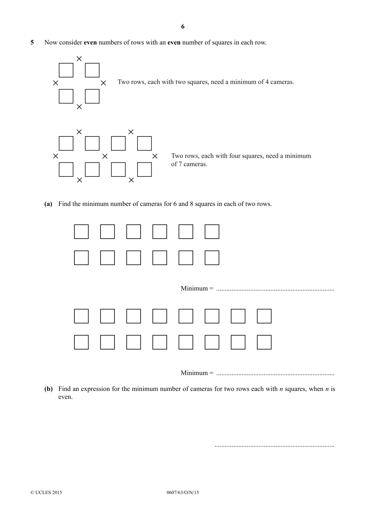 Cambridge IGCSE Mathematics - International 0607 2015 Oct/Nov Paper 6 · Variant 3 question paper, page 6 of 12