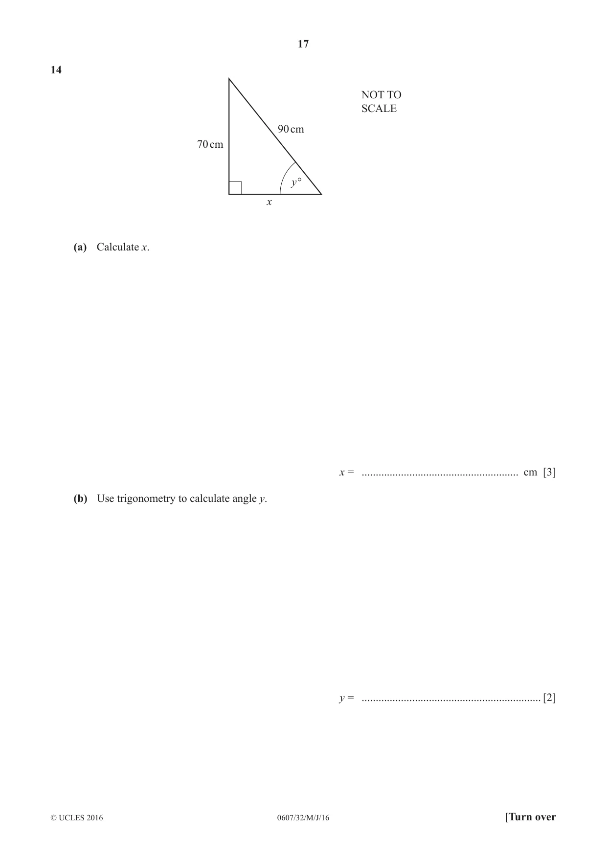 Cambridge IGCSE Mathematics - International 0607 2016 May/June Paper 3 · Variant 2 question paper, page 17 of 20