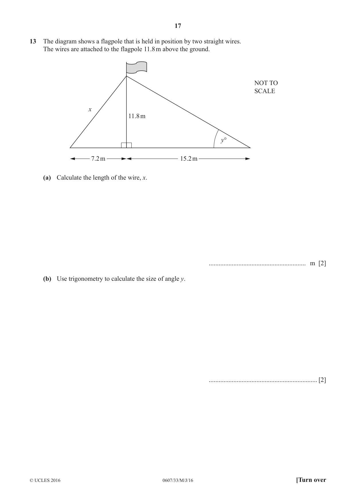 Cambridge IGCSE Mathematics - International 0607 2016 May/June Paper 3 · Variant 3 question paper, page 17 of 20