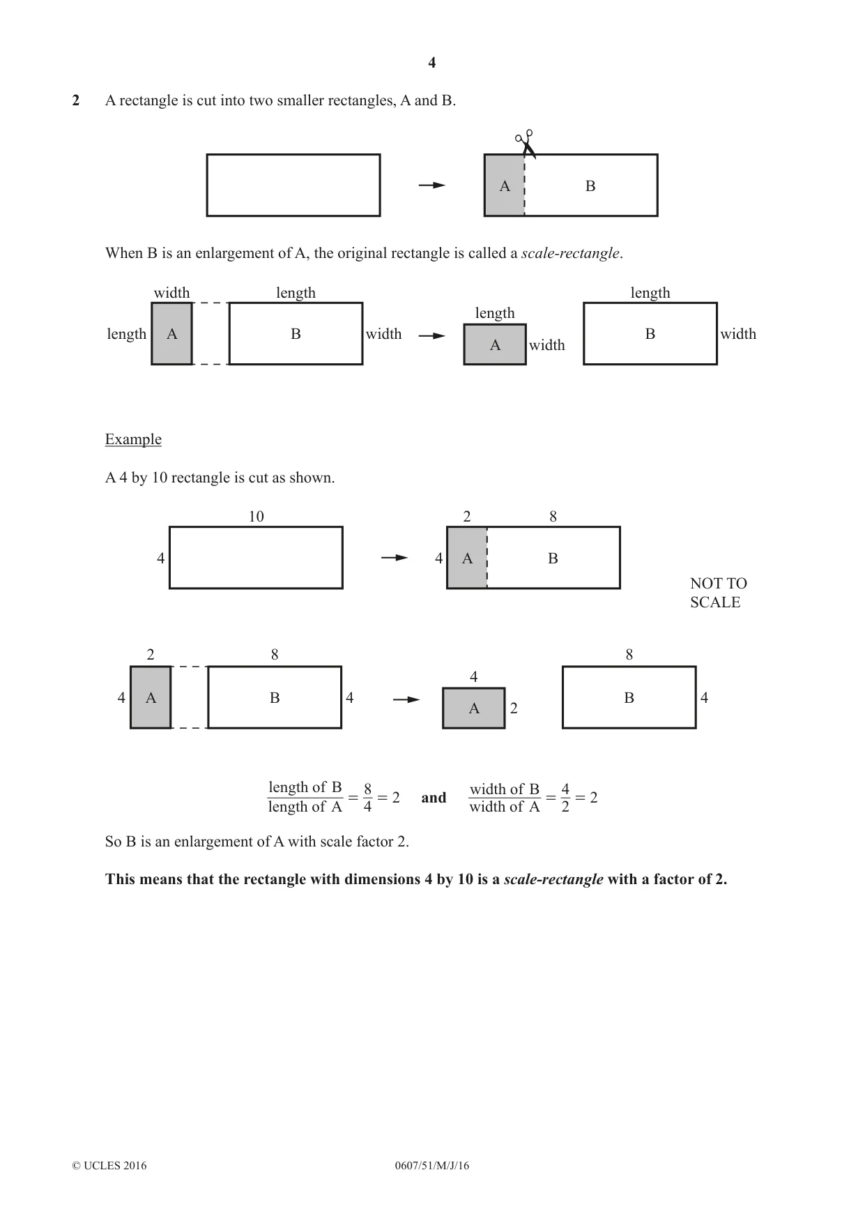 Cambridge IGCSE Mathematics - International 0607 2016 May/June Paper 5 · Variant 1 question paper, page 4 of 8