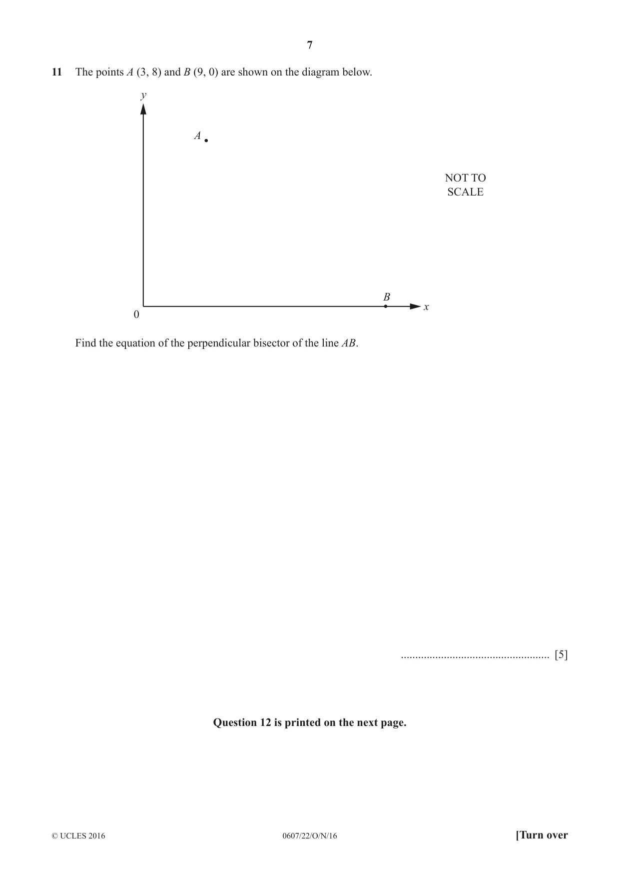 Cambridge IGCSE Mathematics - International 0607 2016 Oct/Nov Paper 2 · Variant 2 question paper, page 7 of 8