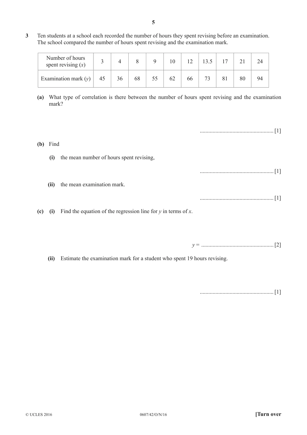 Cambridge IGCSE Mathematics - International 0607 2016 Oct/Nov Paper 4 · Variant 2 question paper, page 5 of 16
