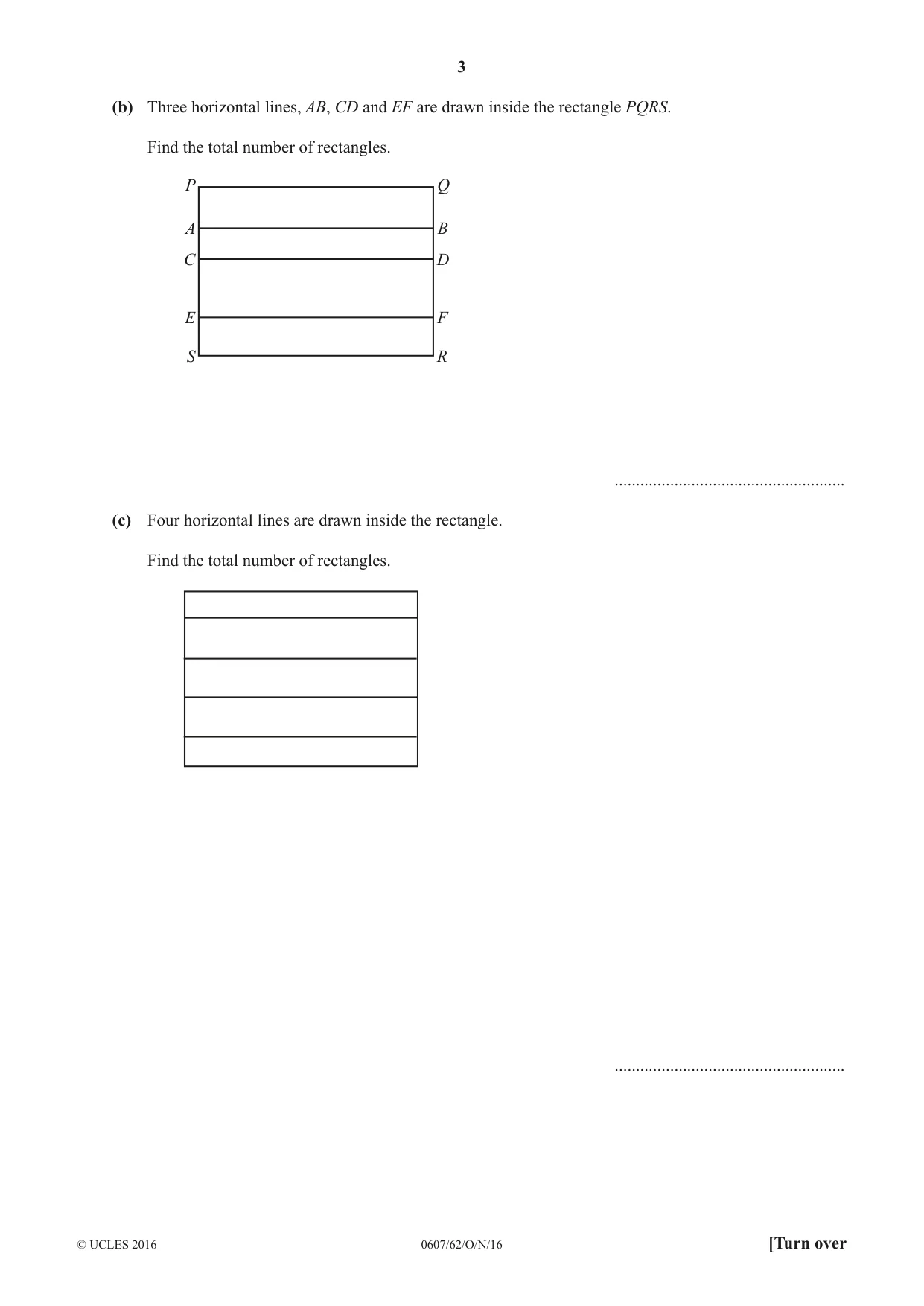 Cambridge IGCSE Mathematics - International 0607 2016 Oct/Nov Paper 6 · Variant 2 question paper, page 3 of 12