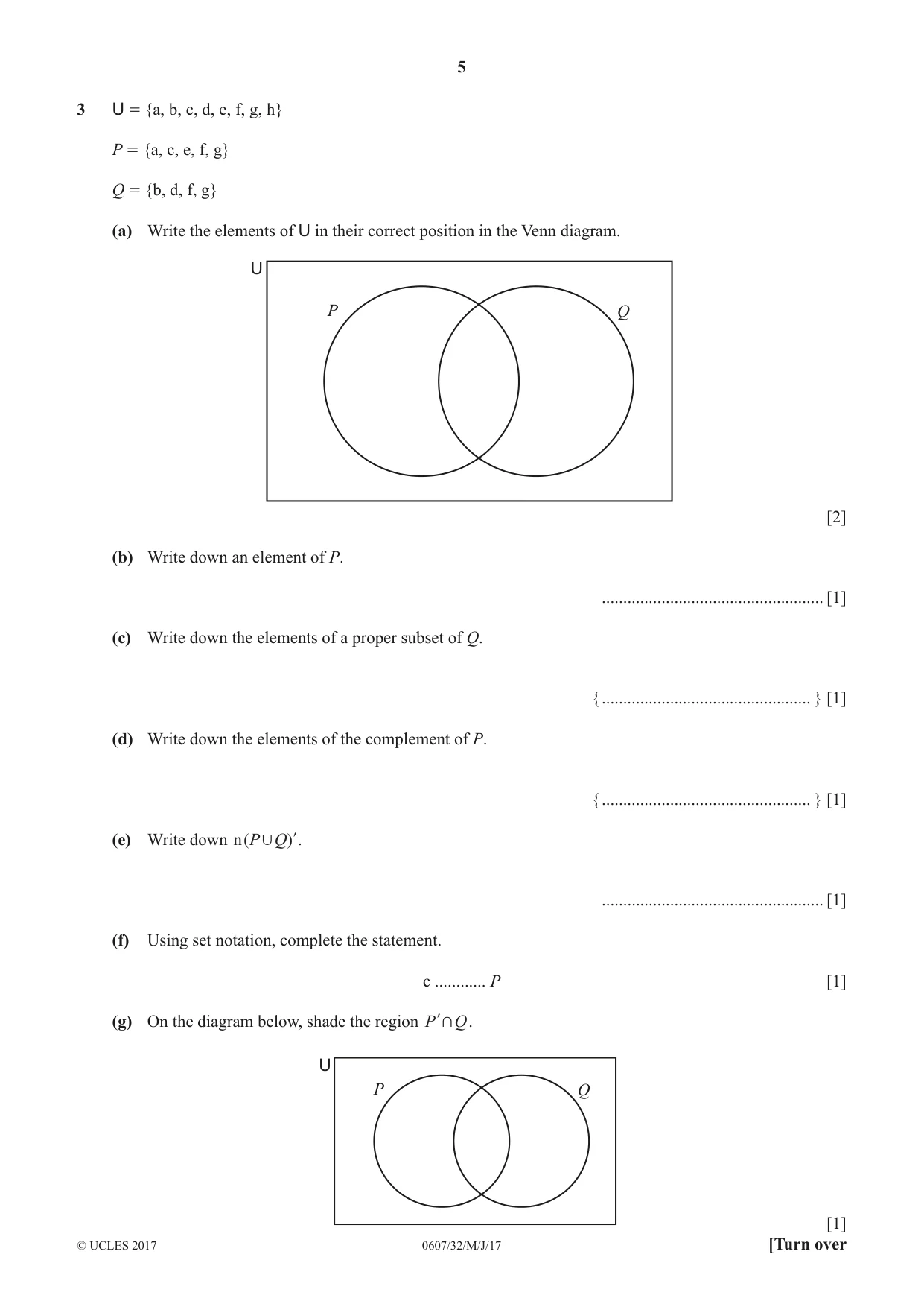 Cambridge IGCSE Mathematics - International 0607 2017 May/June Paper 3 · Variant 2 question paper, page 5 of 16