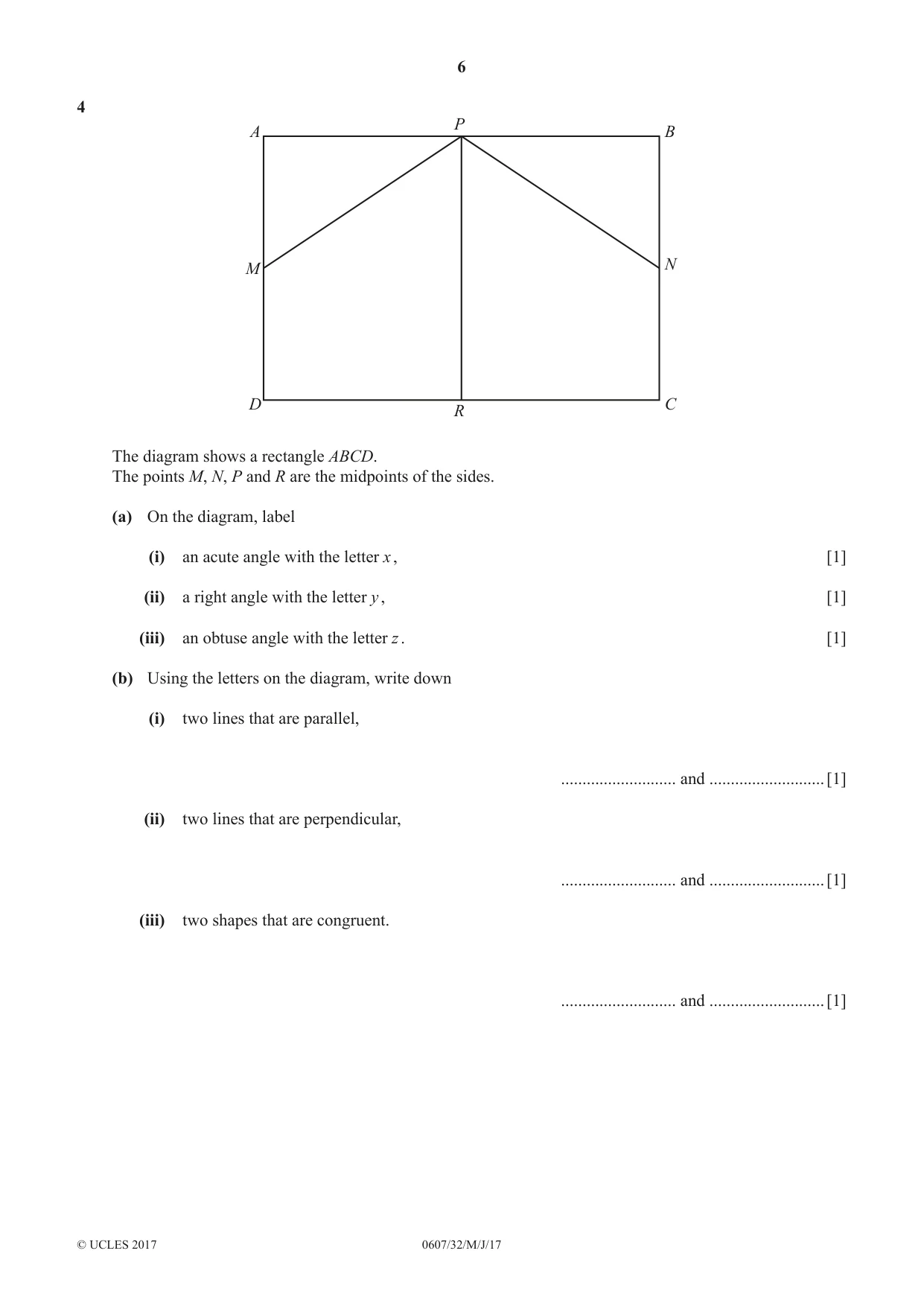 Cambridge IGCSE Mathematics - International 0607 2017 May/June Paper 3 · Variant 2 question paper, page 6 of 16