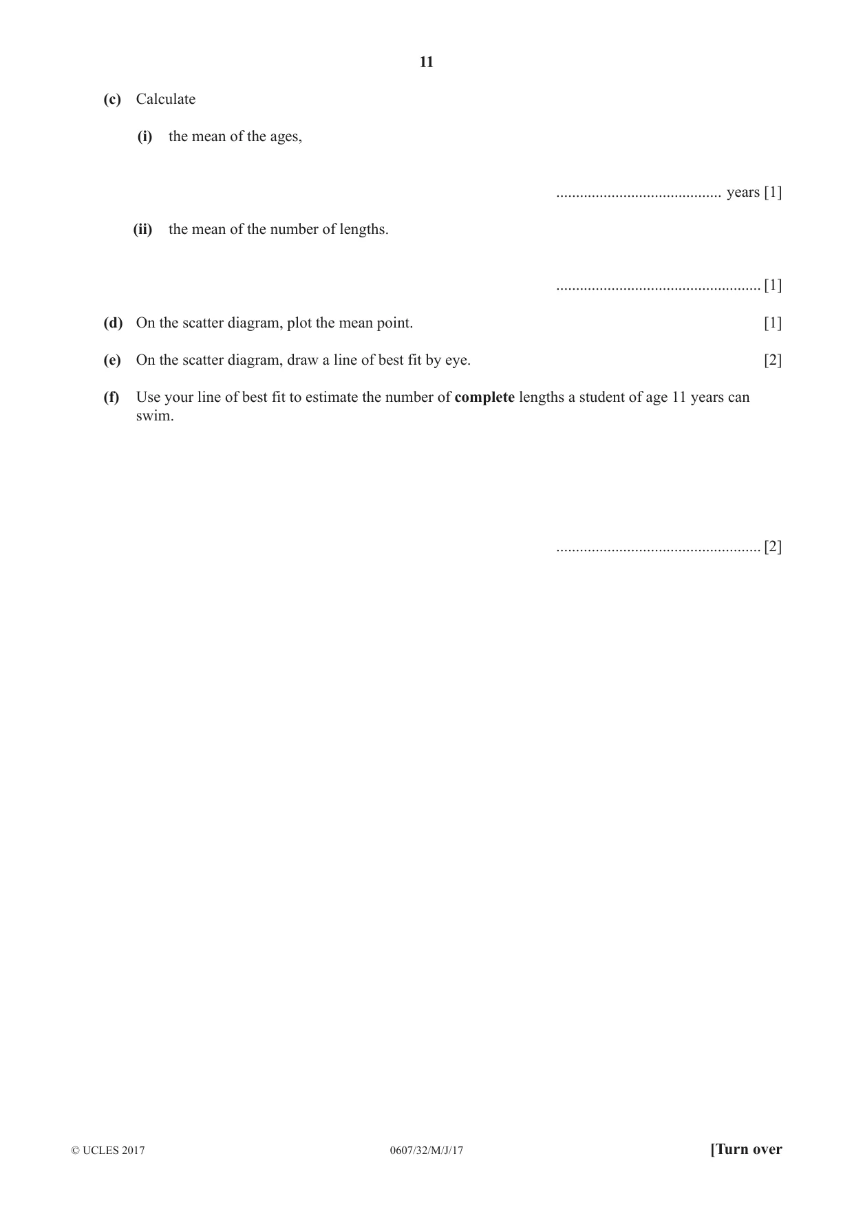 Cambridge IGCSE Mathematics - International 0607 2017 May/June Paper 3 · Variant 2 question paper, page 11 of 16