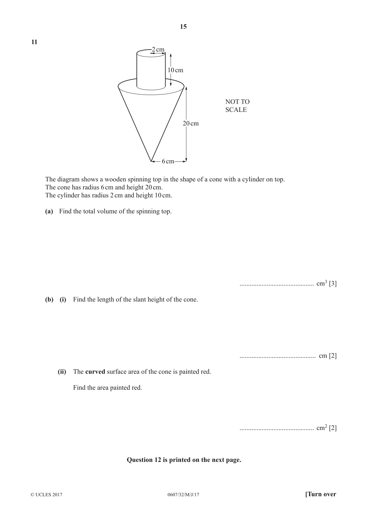 Cambridge IGCSE Mathematics - International 0607 2017 May/June Paper 3 · Variant 2 question paper, page 15 of 16