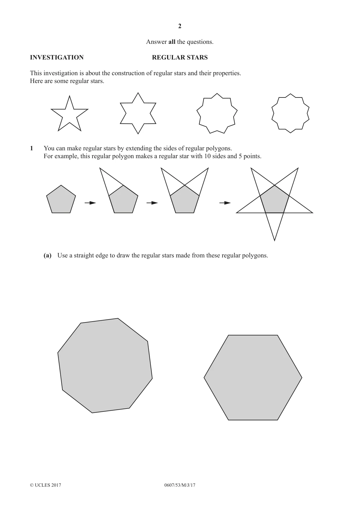 Cambridge IGCSE Mathematics - International 0607 2017 May/June Paper 5 · Variant 3 question paper, page 2 of 12