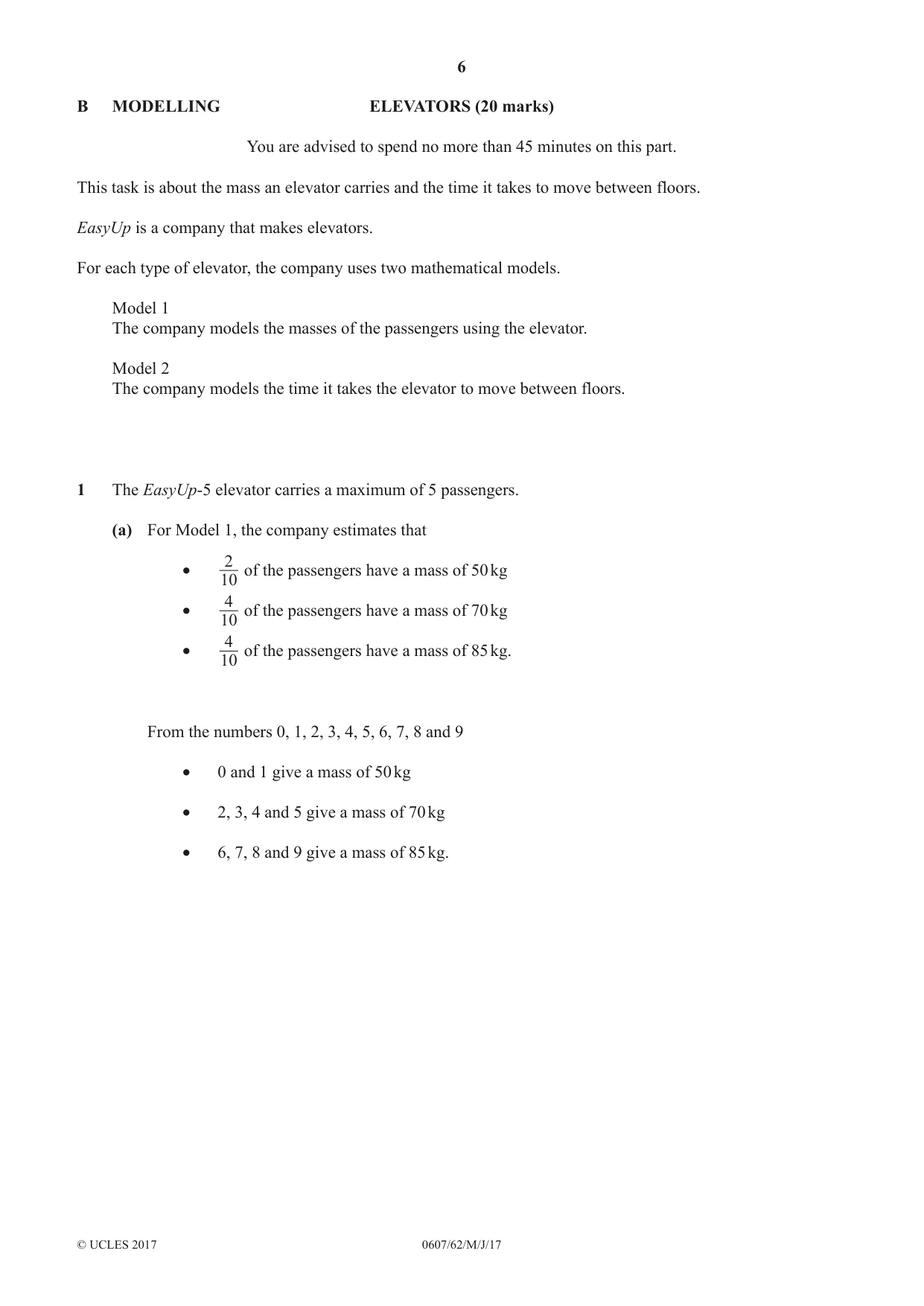 Cambridge IGCSE Mathematics - International 0607 2017 May/June Paper 6 · Variant 2 question paper, page 6 of 12