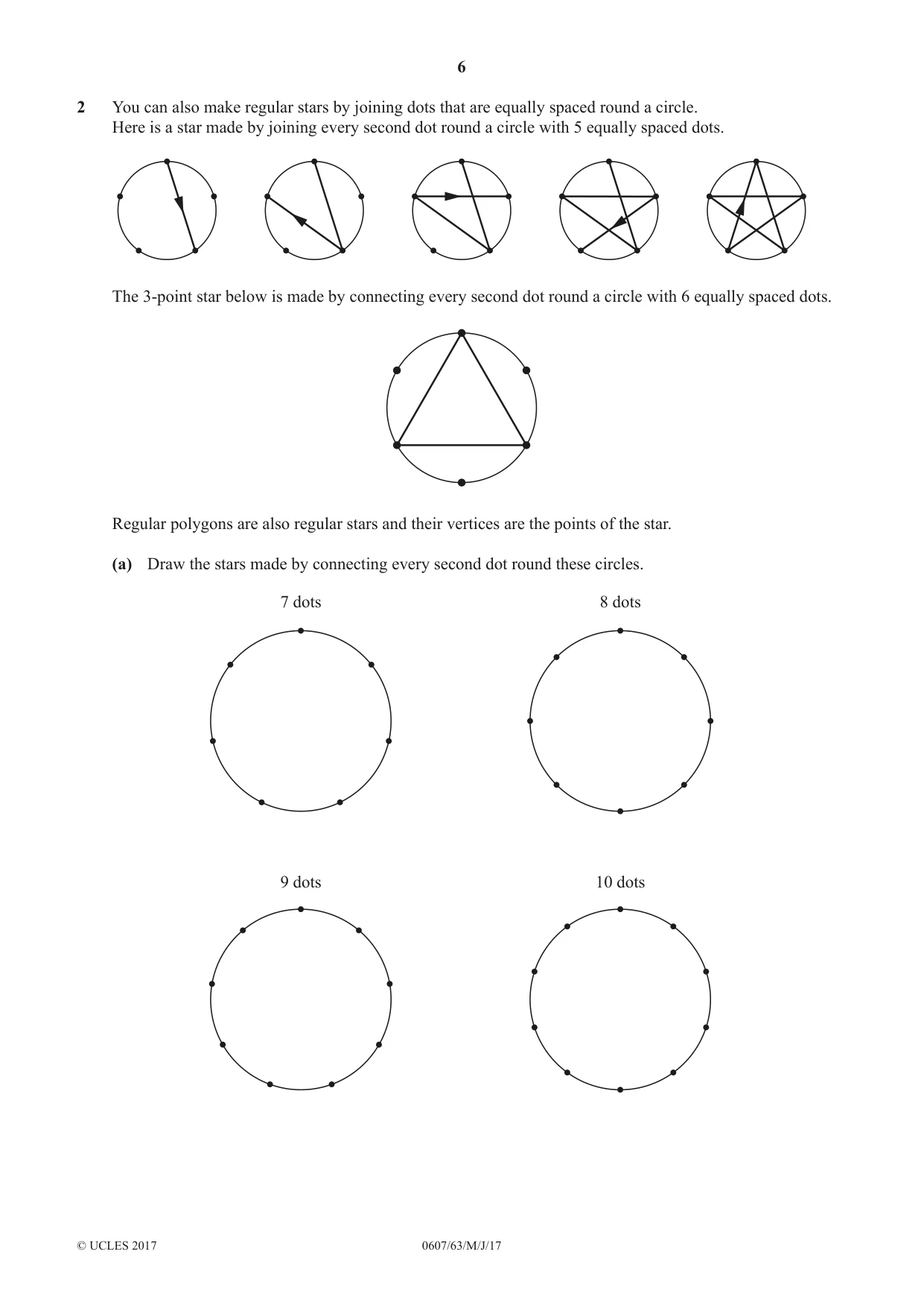 Cambridge IGCSE Mathematics - International 0607 2017 May/June Paper 6 · Variant 3 question paper, page 6 of 16