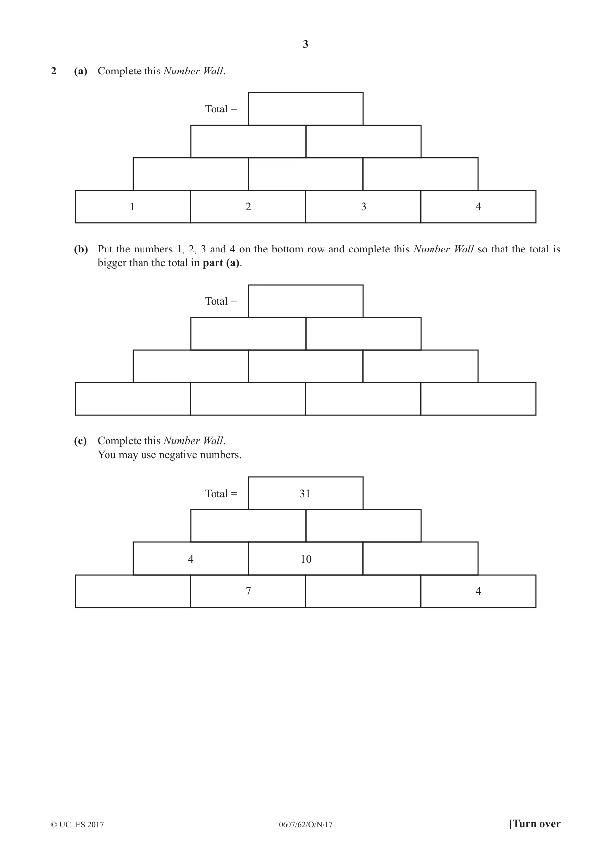 Cambridge IGCSE Mathematics - International 0607 2017 Oct/Nov Paper 6 · Variant 2 question paper, page 3 of 16