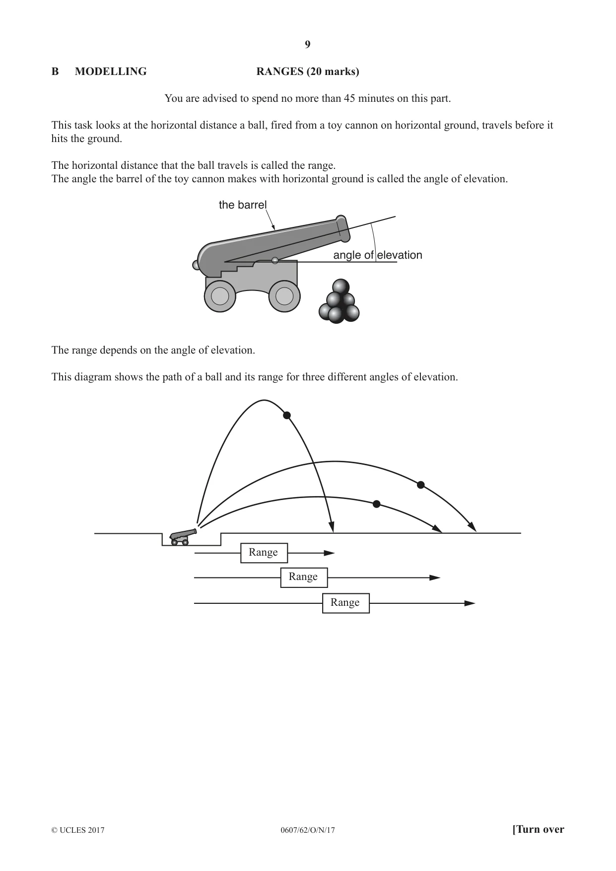 Cambridge IGCSE Mathematics - International 0607 2017 Oct/Nov Paper 6 · Variant 2 question paper, page 9 of 16