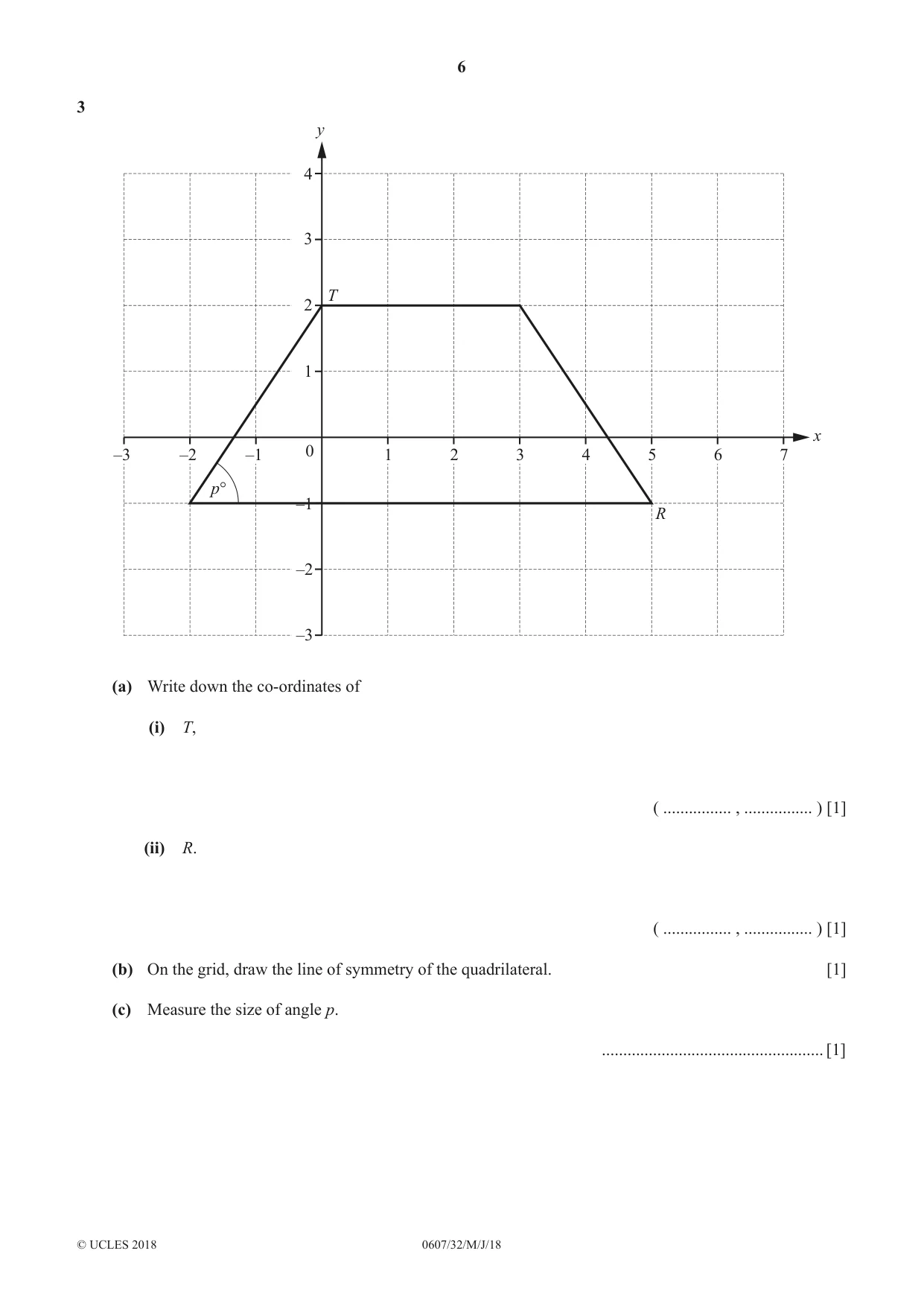 Cambridge IGCSE Mathematics - International 0607 2018 May/June Paper 3 · Variant 2 question paper, page 6 of 16