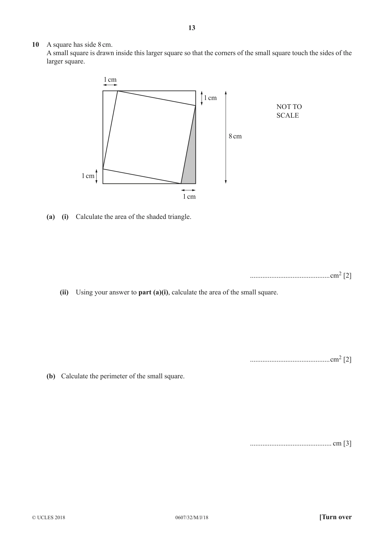 Cambridge IGCSE Mathematics - International 0607 2018 May/June Paper 3 · Variant 2 question paper, page 13 of 16