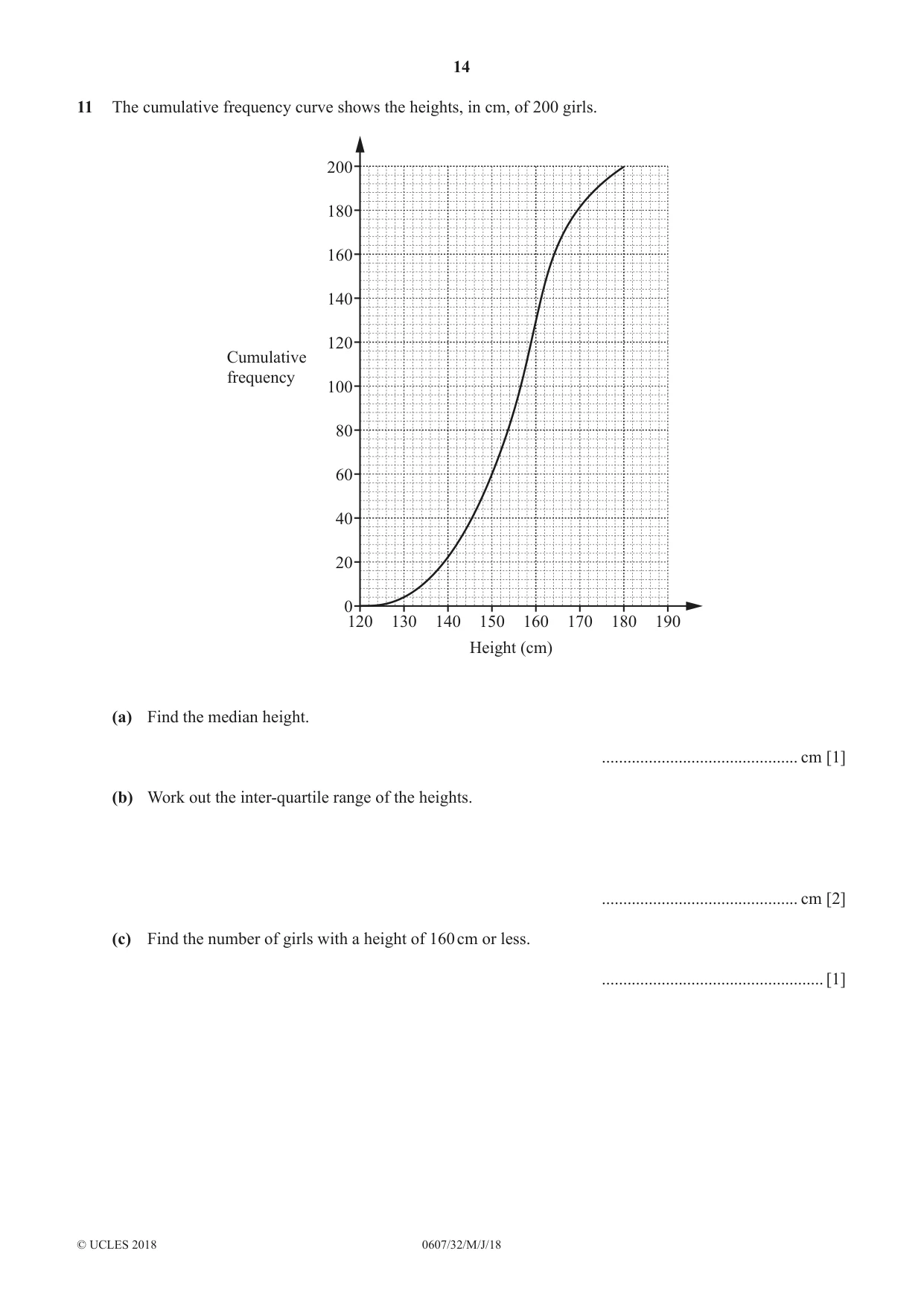 Cambridge IGCSE Mathematics - International 0607 2018 May/June Paper 3 · Variant 2 question paper, page 14 of 16