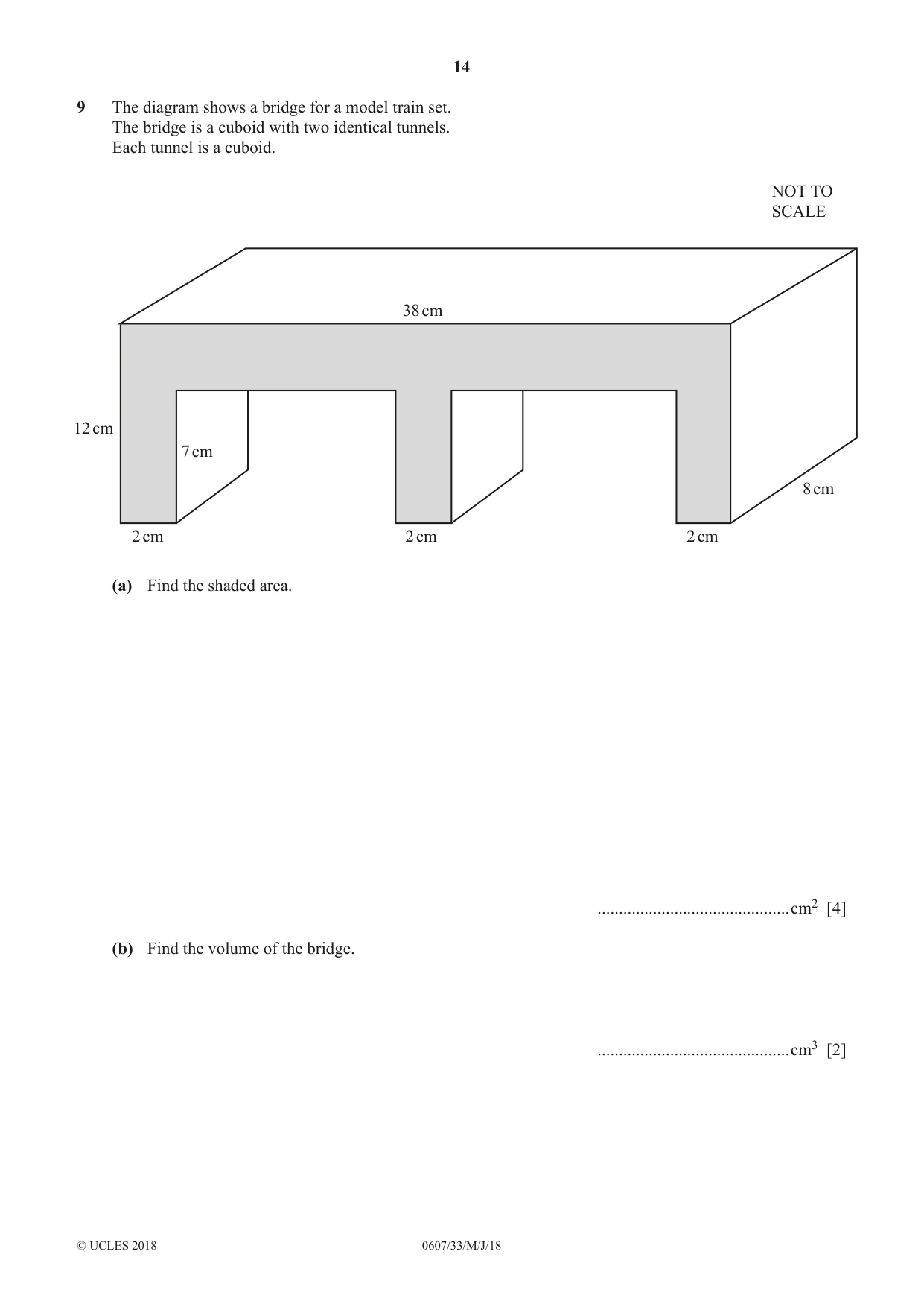 Cambridge IGCSE Mathematics - International 0607 2018 May/June Paper 3 · Variant 3 question paper, page 14 of 16