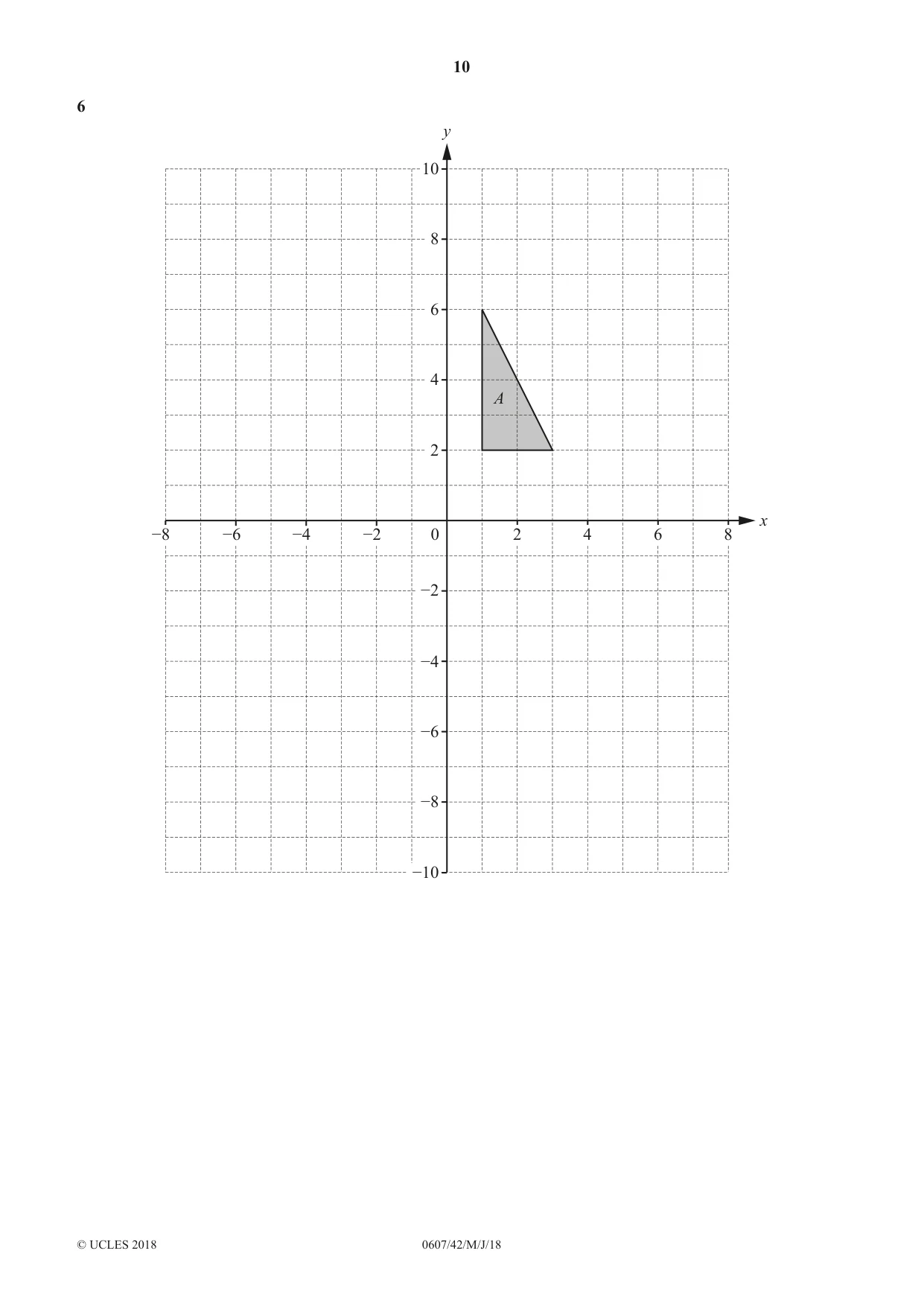 Cambridge IGCSE Mathematics - International 0607 2018 May/June Paper 4 · Variant 2 question paper, page 10 of 20