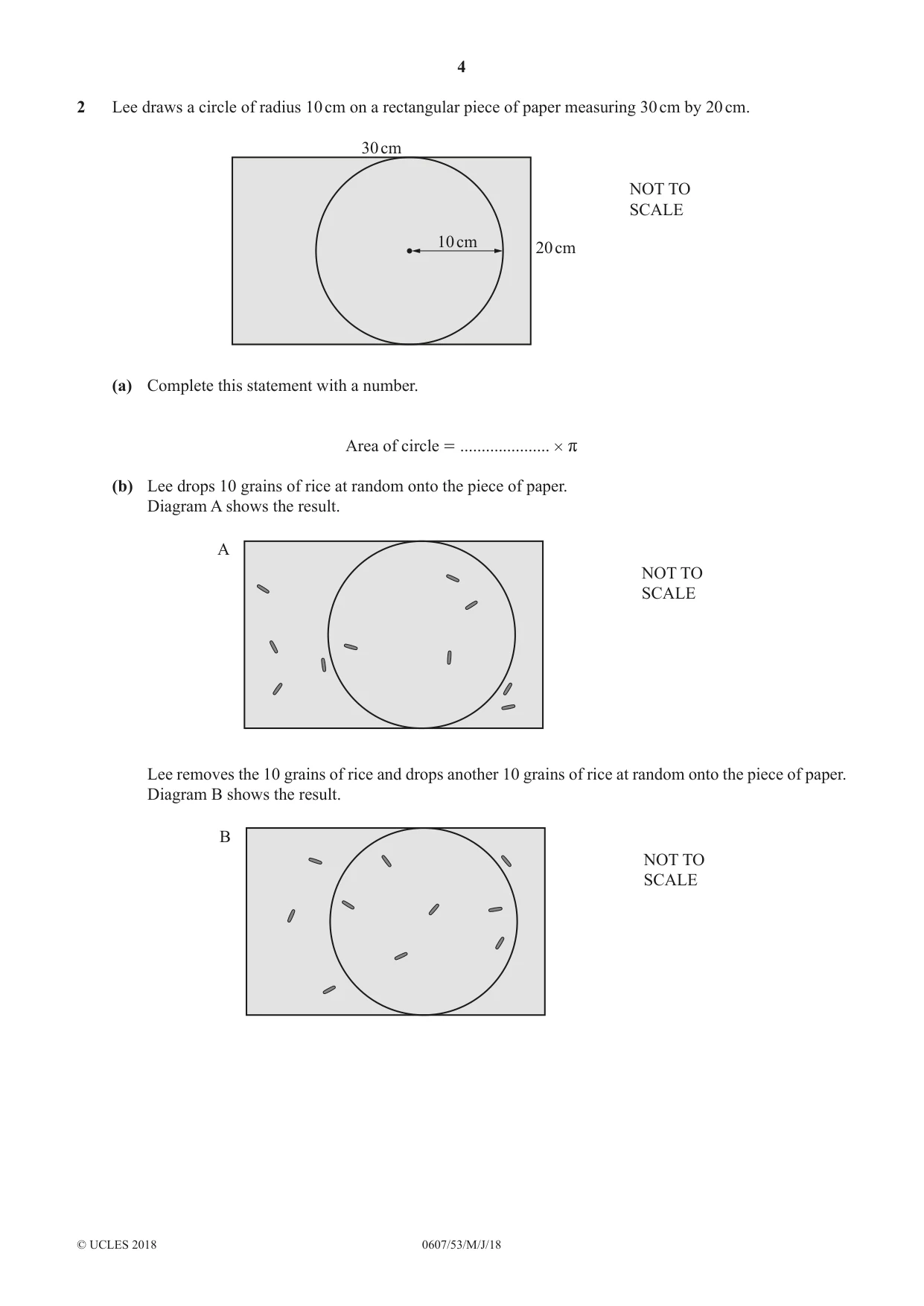 Cambridge IGCSE Mathematics - International 0607 2018 May/June Paper 5 · Variant 3 question paper, page 4 of 8