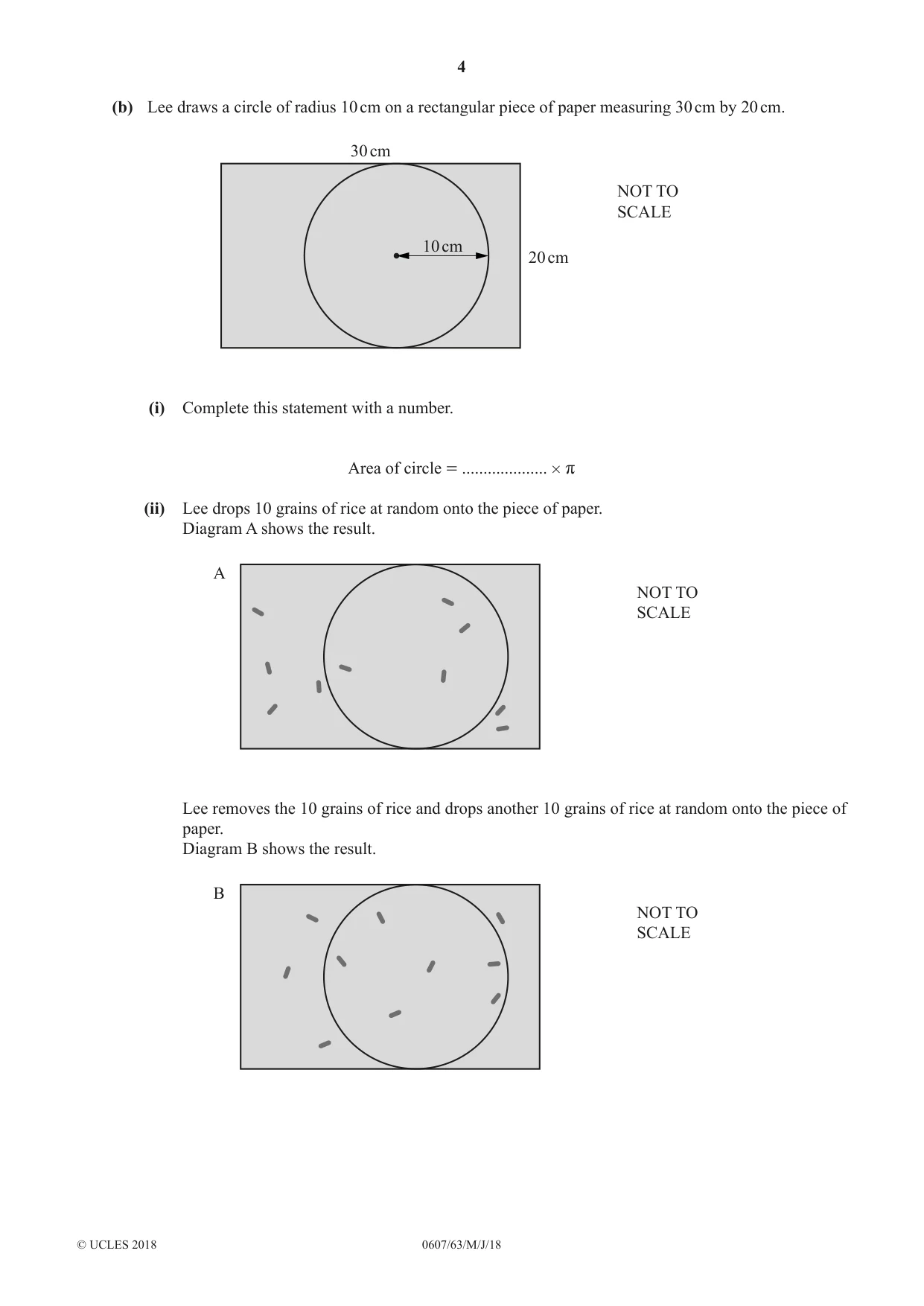 Cambridge IGCSE Mathematics - International 0607 2018 May/June Paper 6 · Variant 3 question paper, page 4 of 16
