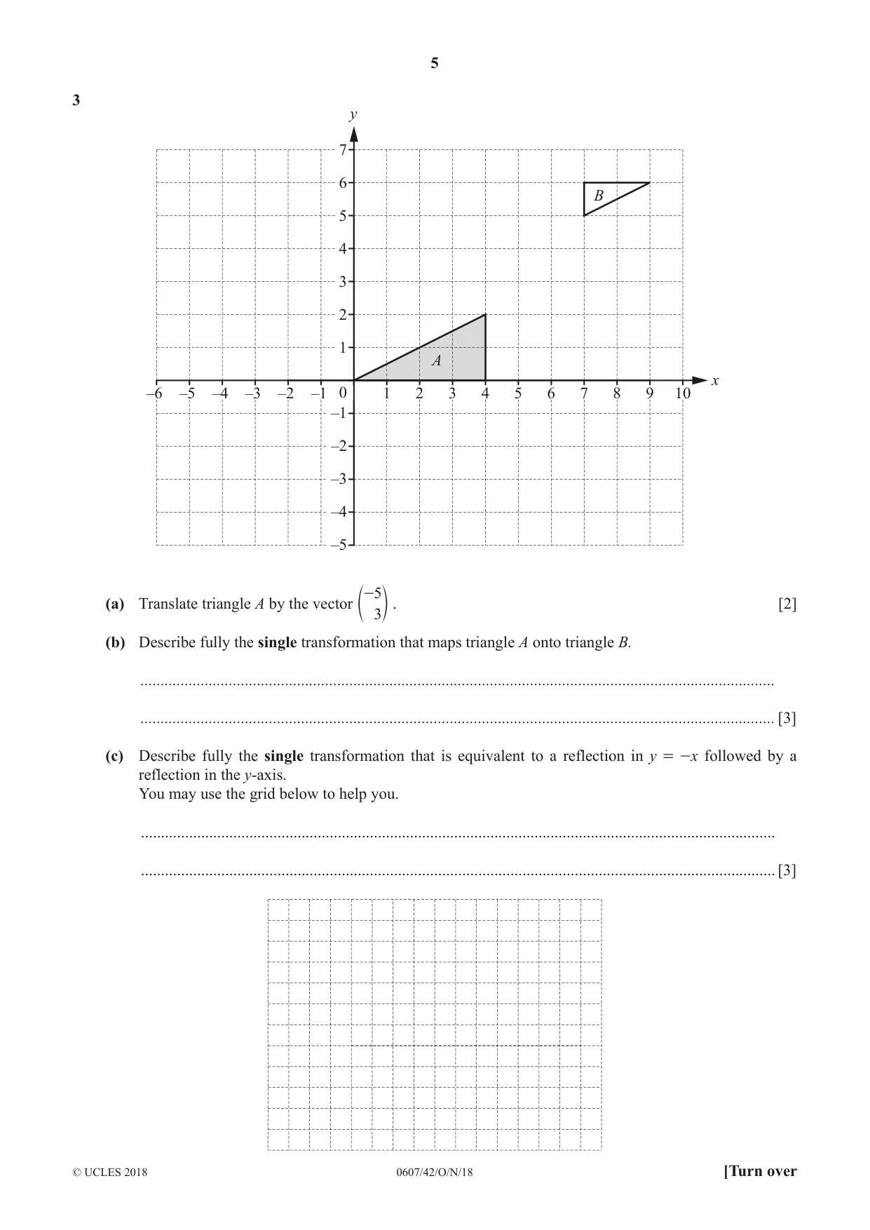 Cambridge IGCSE Mathematics - International 0607 2018 Oct/Nov Paper 4 · Variant 2 question paper, page 5 of 20
