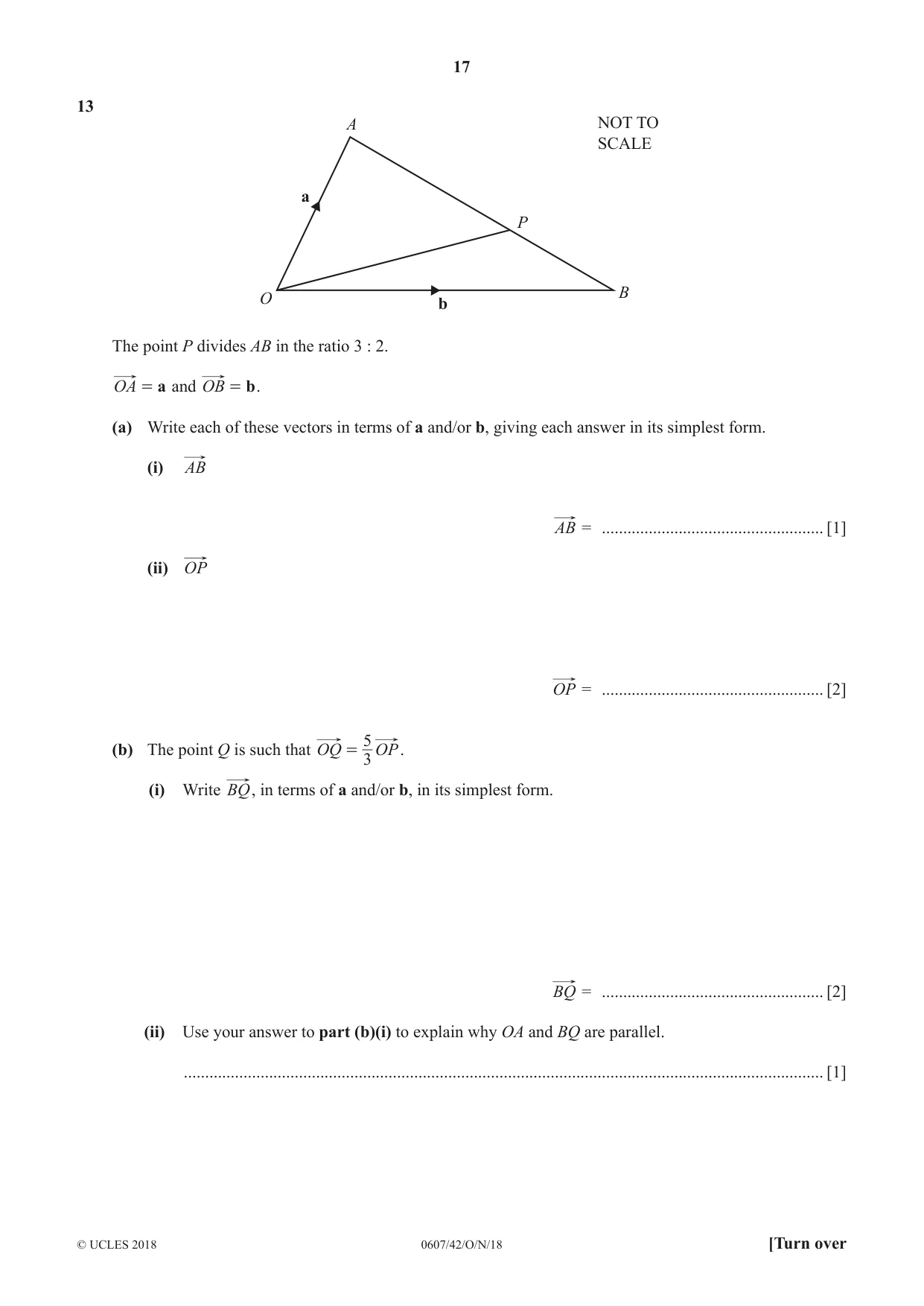 Cambridge IGCSE Mathematics - International 0607 2018 Oct/Nov Paper 4 · Variant 2 question paper, page 17 of 20