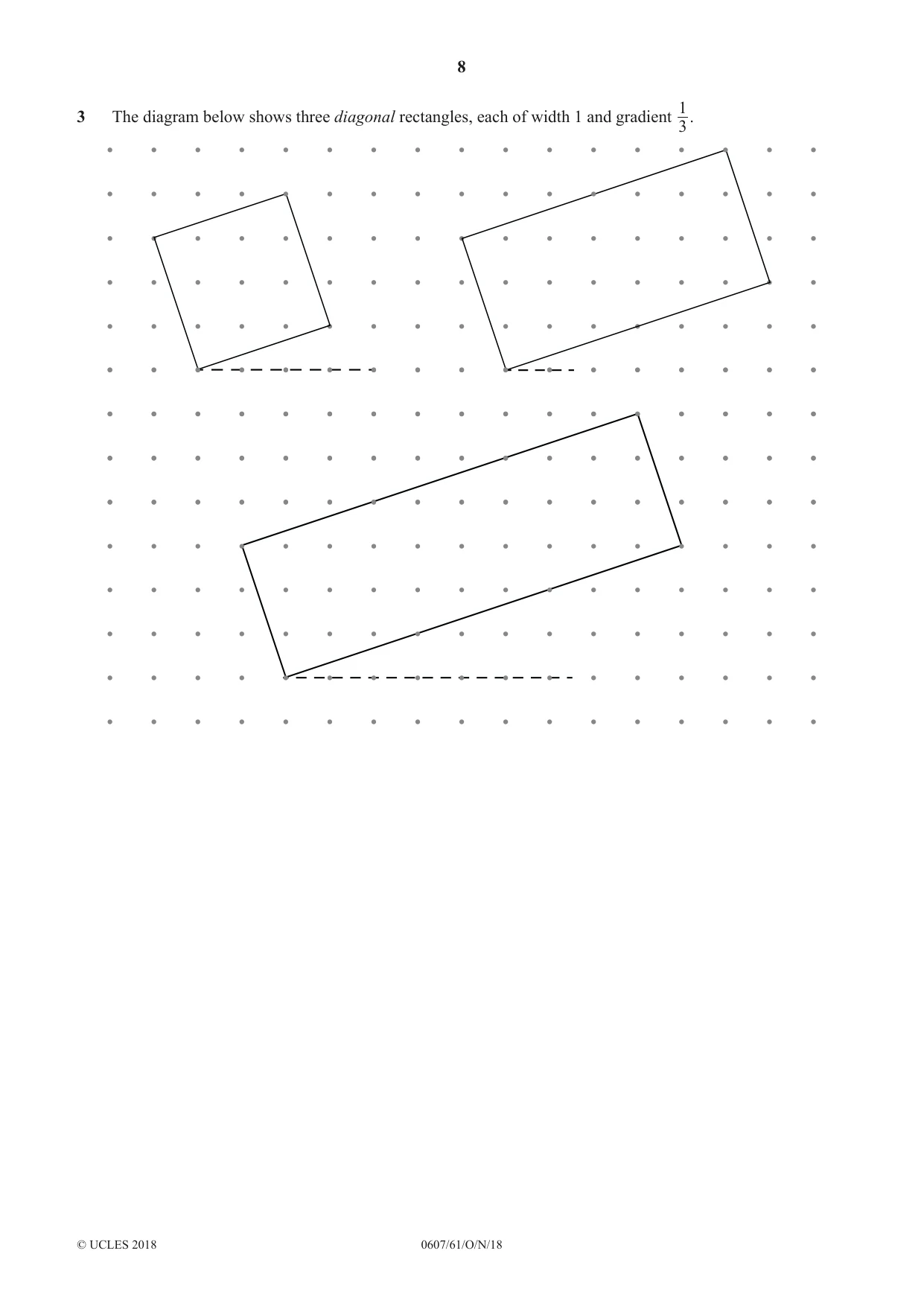 Cambridge IGCSE Mathematics - International 0607 2018 Oct/Nov Paper 6 · Variant 1 question paper, page 8 of 16