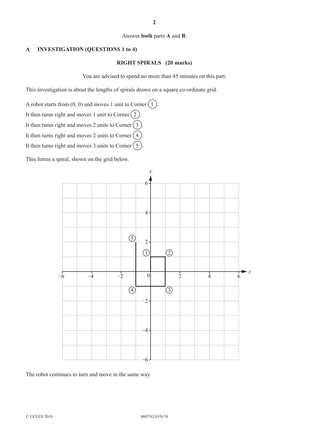 Cambridge IGCSE Mathematics - International 0607 2018 Oct/Nov Paper 6 · Variant 2 question paper, page 2 of 16