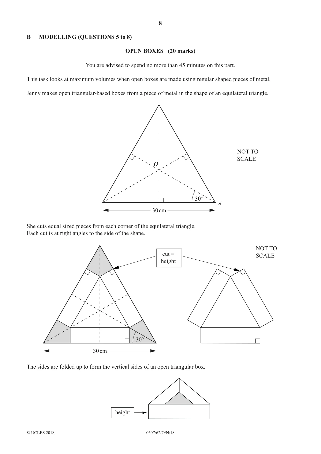 Cambridge IGCSE Mathematics - International 0607 2018 Oct/Nov Paper 6 · Variant 2 question paper, page 8 of 16