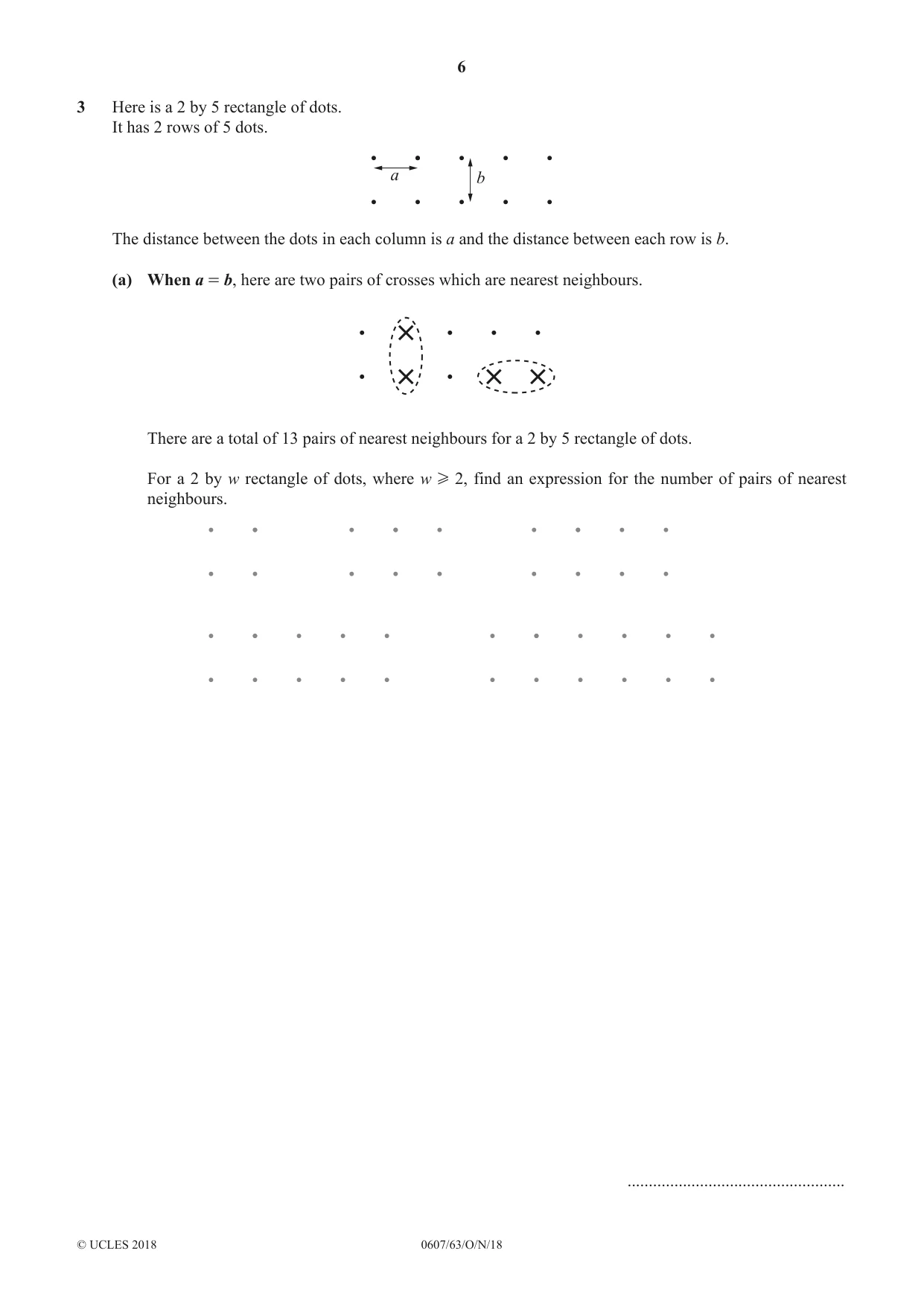 Cambridge IGCSE Mathematics - International 0607 2018 Oct/Nov Paper 6 · Variant 3 question paper, page 6 of 16