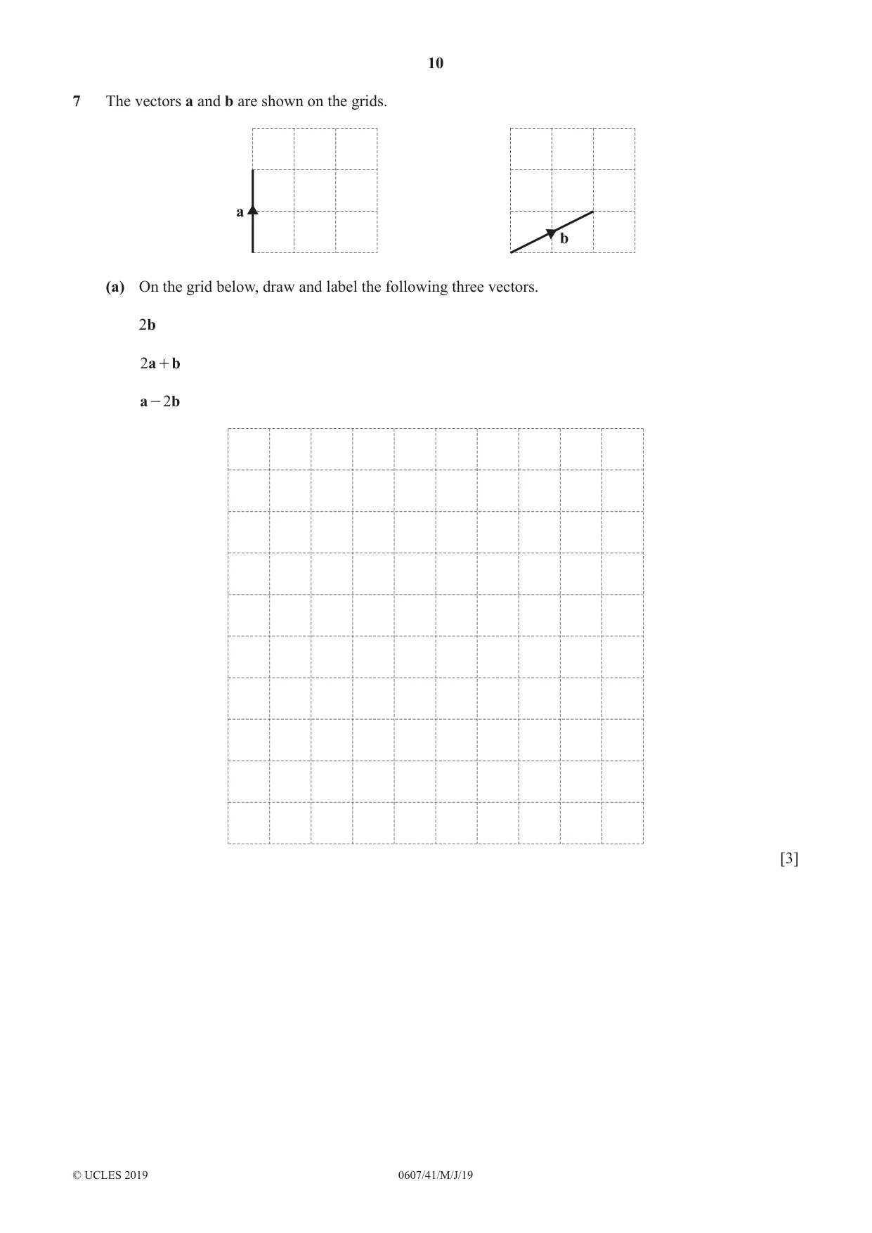 Cambridge IGCSE Mathematics - International 0607 2019 May/June Paper 4 · Variant 1 question paper, page 10 of 20