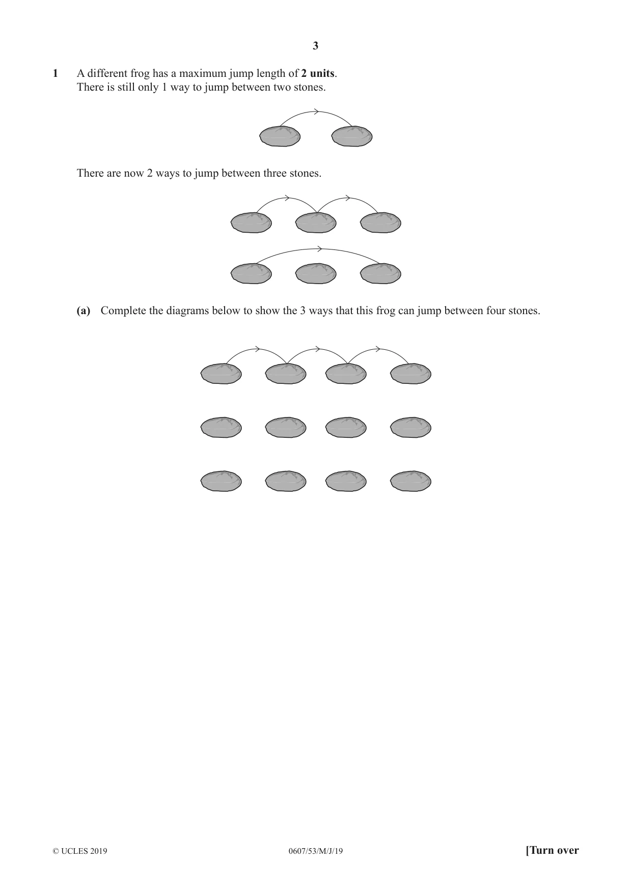 Cambridge IGCSE Mathematics - International 0607 2019 May/June Paper 5 · Variant 3 question paper, page 3 of 12