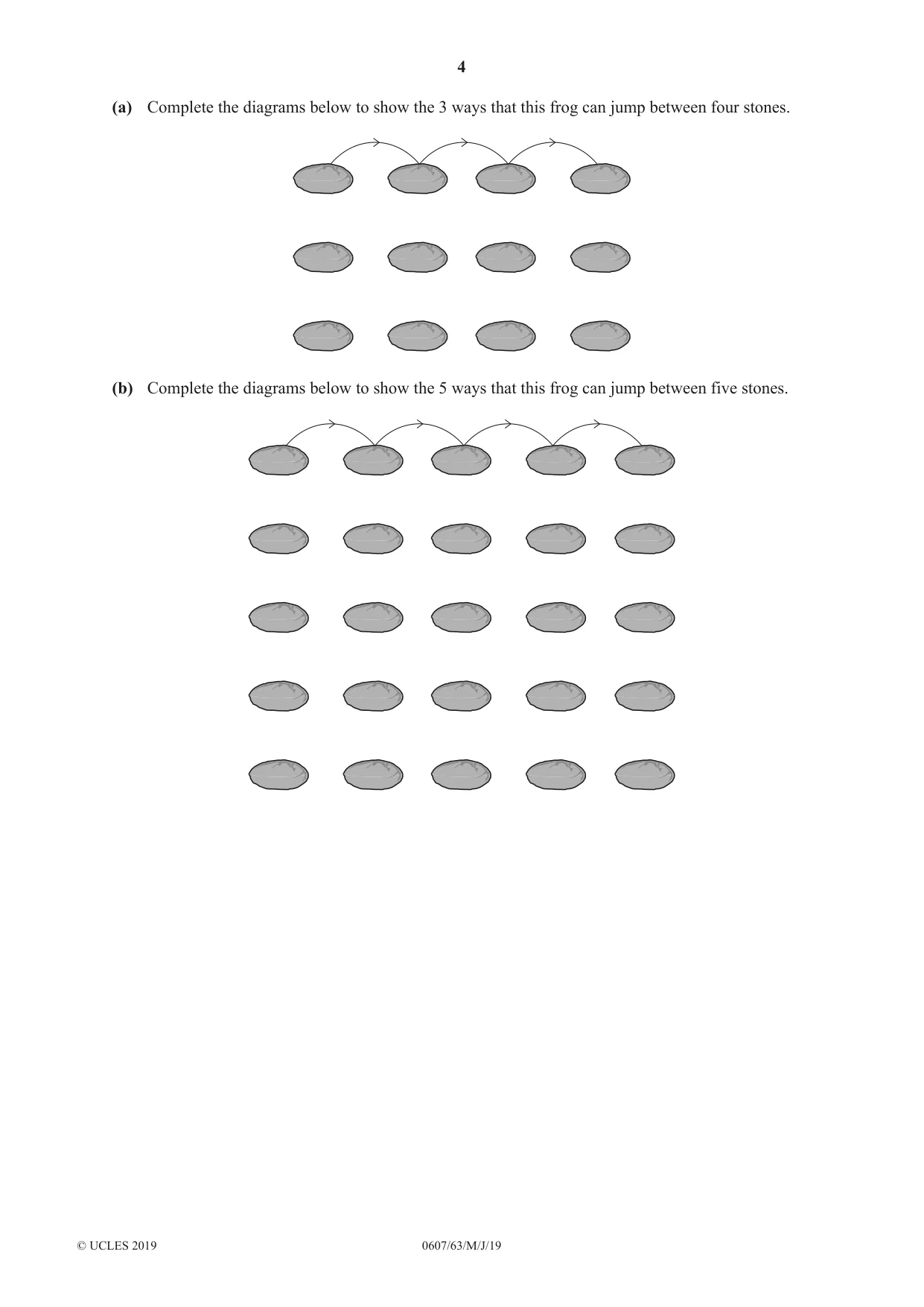 Cambridge IGCSE Mathematics - International 0607 2019 May/June Paper 6 · Variant 3 question paper, page 4 of 16
