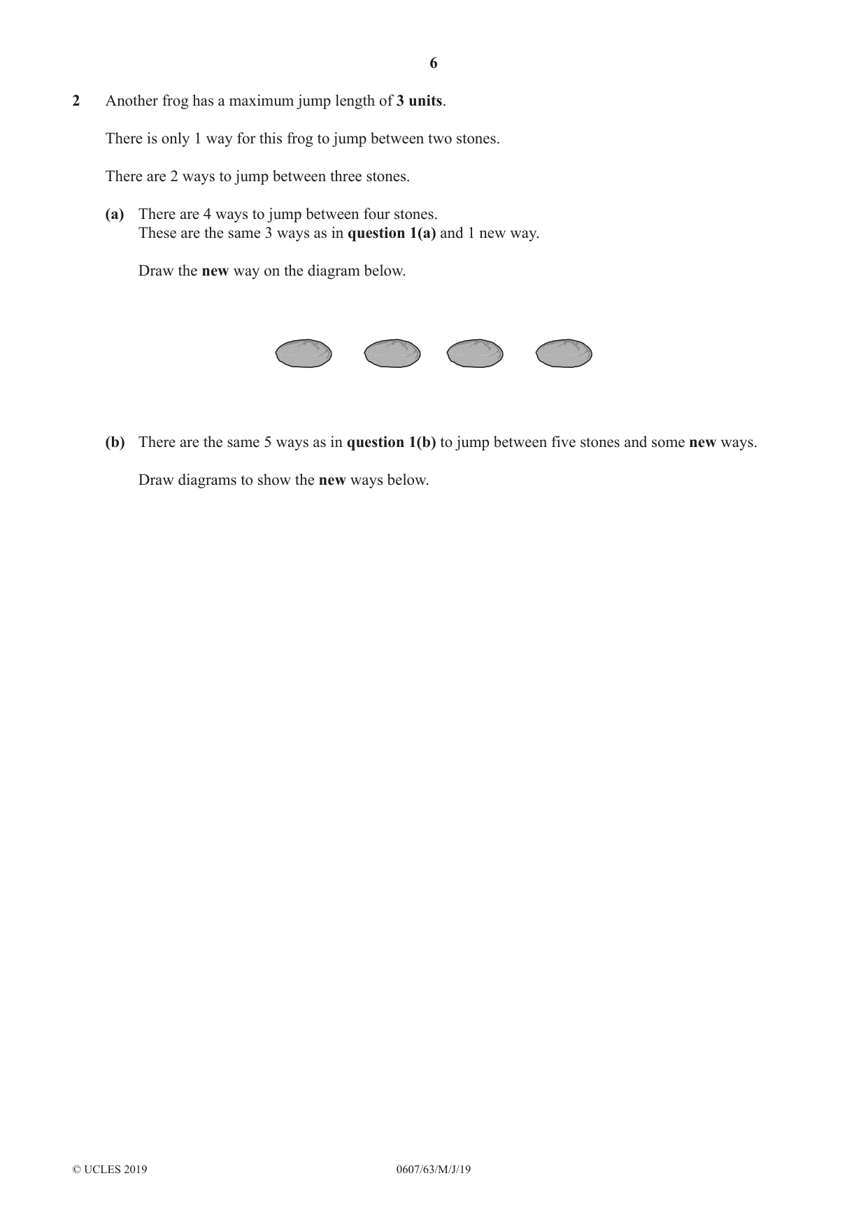 Cambridge IGCSE Mathematics - International 0607 2019 May/June Paper 6 · Variant 3 question paper, page 6 of 16