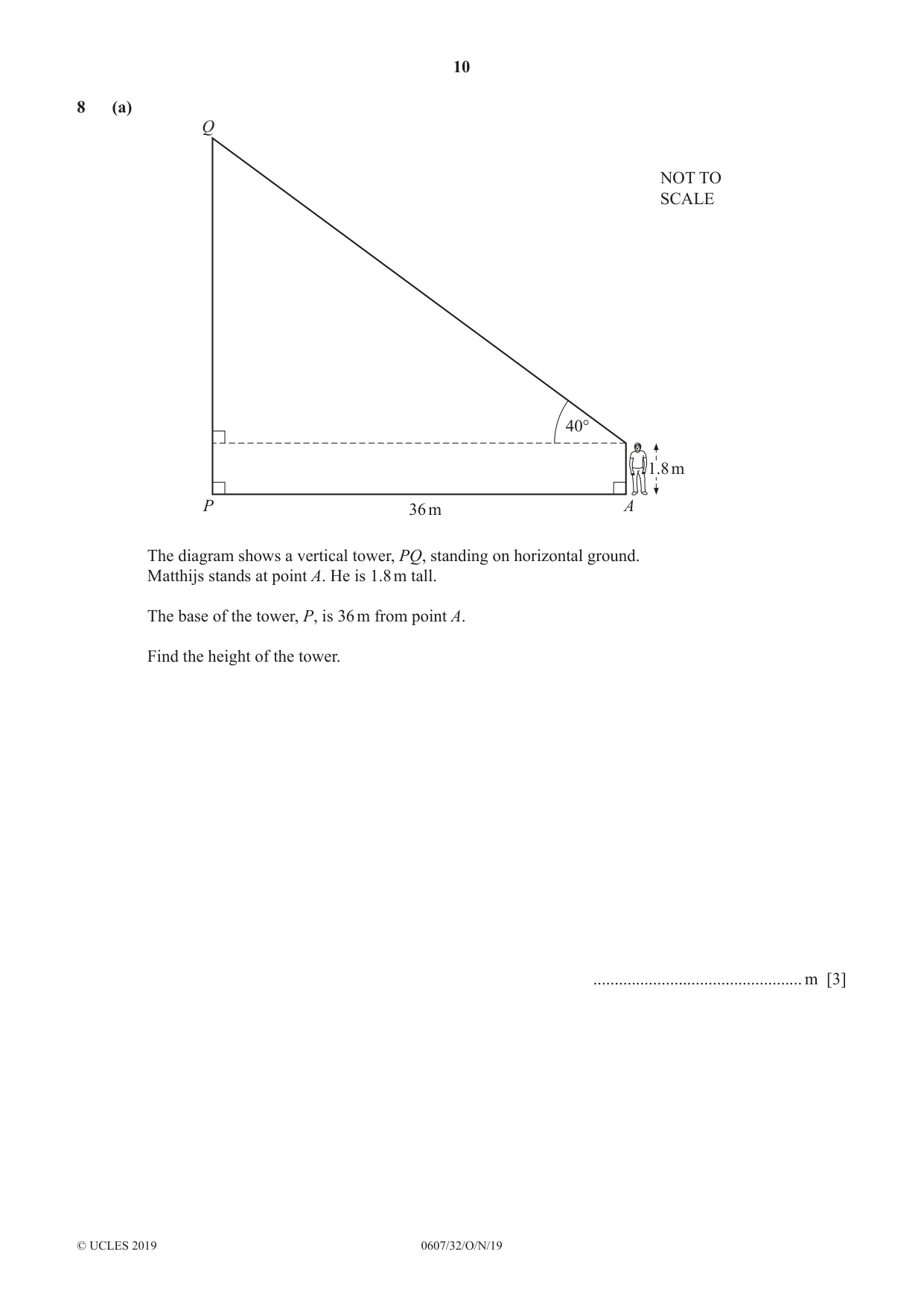Cambridge IGCSE Mathematics - International 0607 2019 Oct/Nov Paper 3 · Variant 2 question paper, page 10 of 16