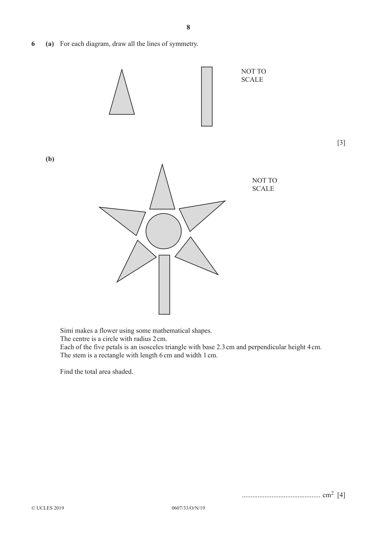 Cambridge IGCSE Mathematics - International 0607 2019 Oct/Nov Paper 3 · Variant 3 question paper, page 8 of 16