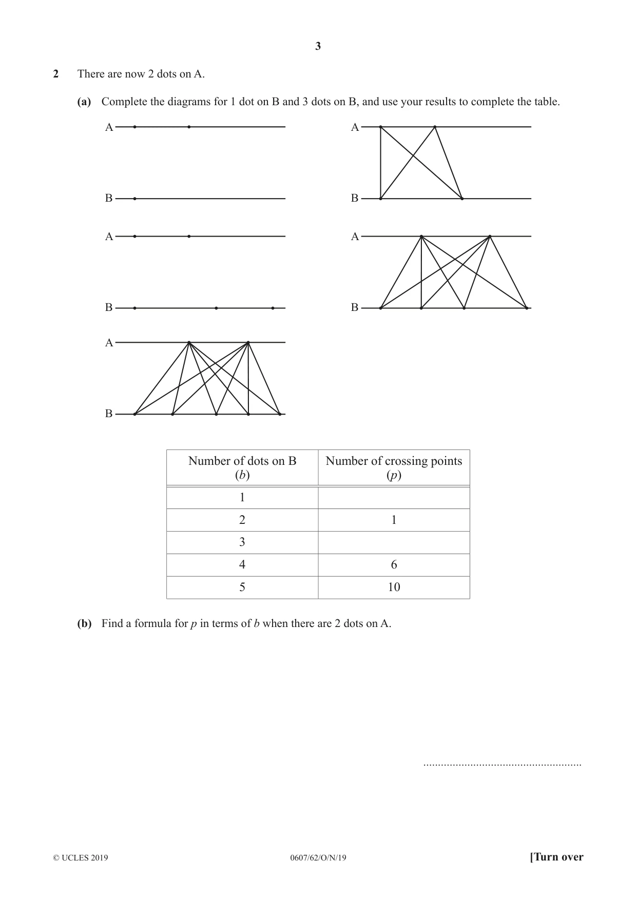 Cambridge IGCSE Mathematics - International 0607 2019 Oct/Nov Paper 6 · Variant 2 question paper, page 3 of 16
