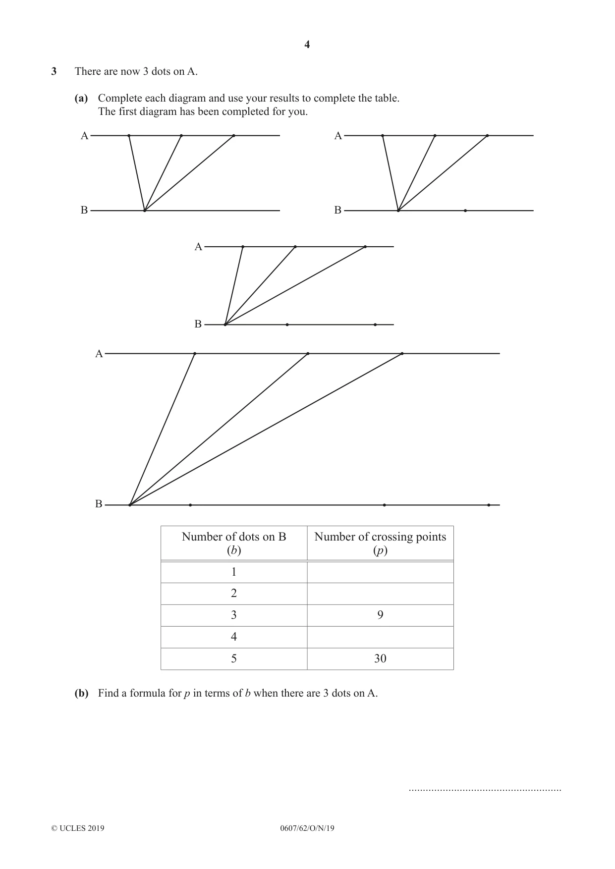 Cambridge IGCSE Mathematics - International 0607 2019 Oct/Nov Paper 6 · Variant 2 question paper, page 4 of 16