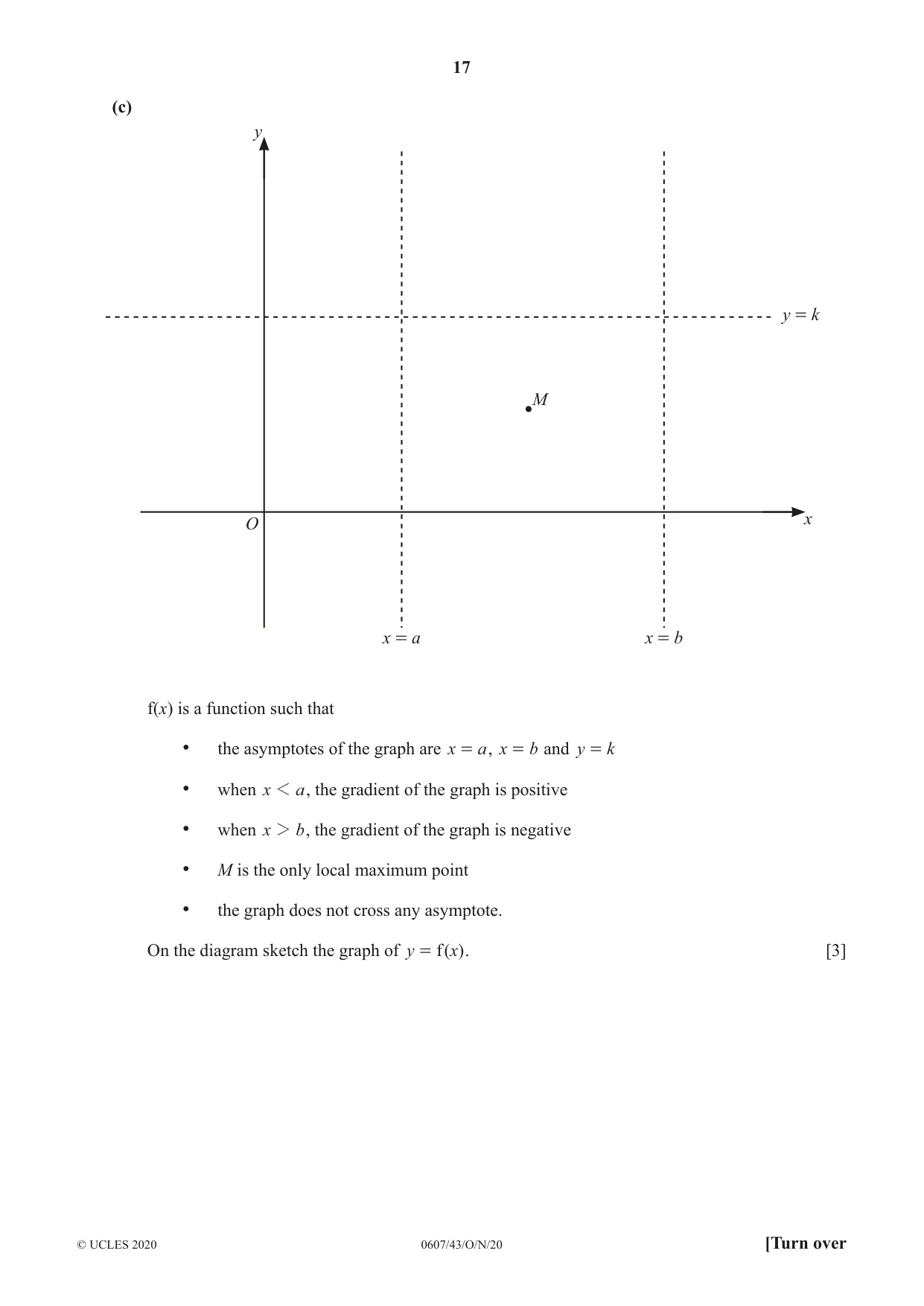 Cambridge IGCSE Mathematics - International 0607 2020 Oct/Nov Paper 4 · Variant 3 question paper, page 17 of 20