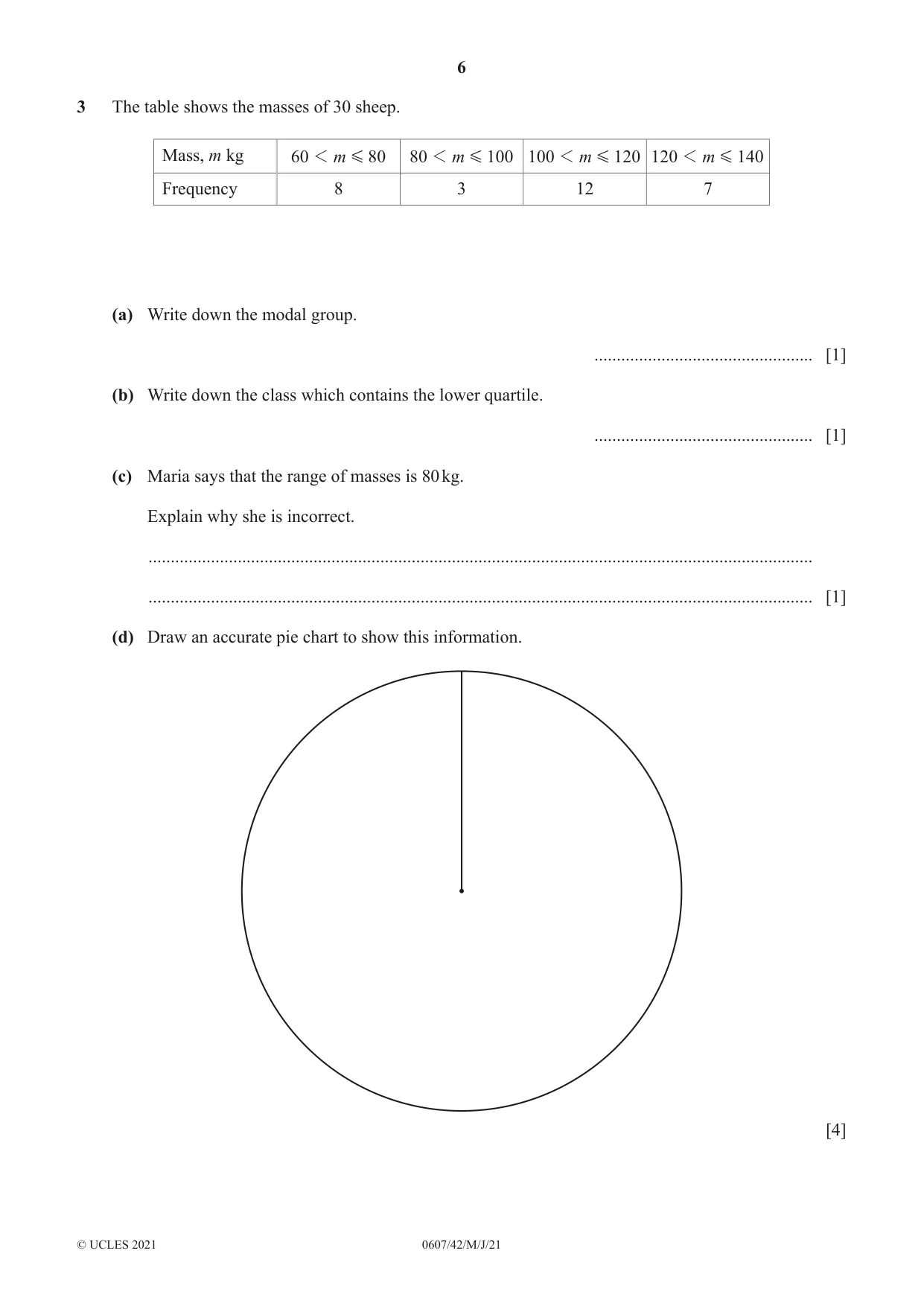 Cambridge IGCSE Mathematics - International 0607 2021 May/June Paper 4 · Variant 2 question paper, page 6 of 24