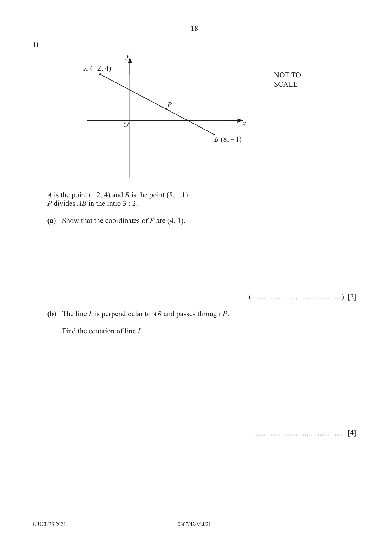 Cambridge IGCSE Mathematics - International 0607 2021 May/June Paper 4 · Variant 2 question paper, page 18 of 24