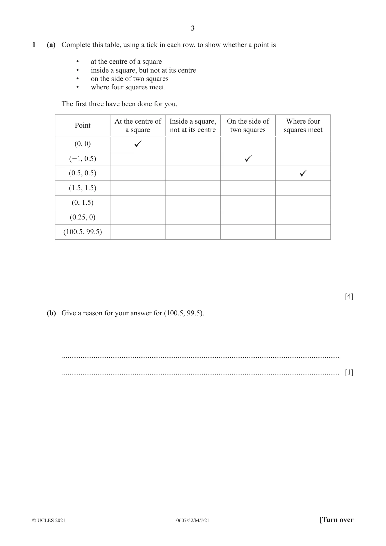 Cambridge IGCSE Mathematics - International 0607 2021 May/June Paper 5 · Variant 2 question paper, page 3 of 12