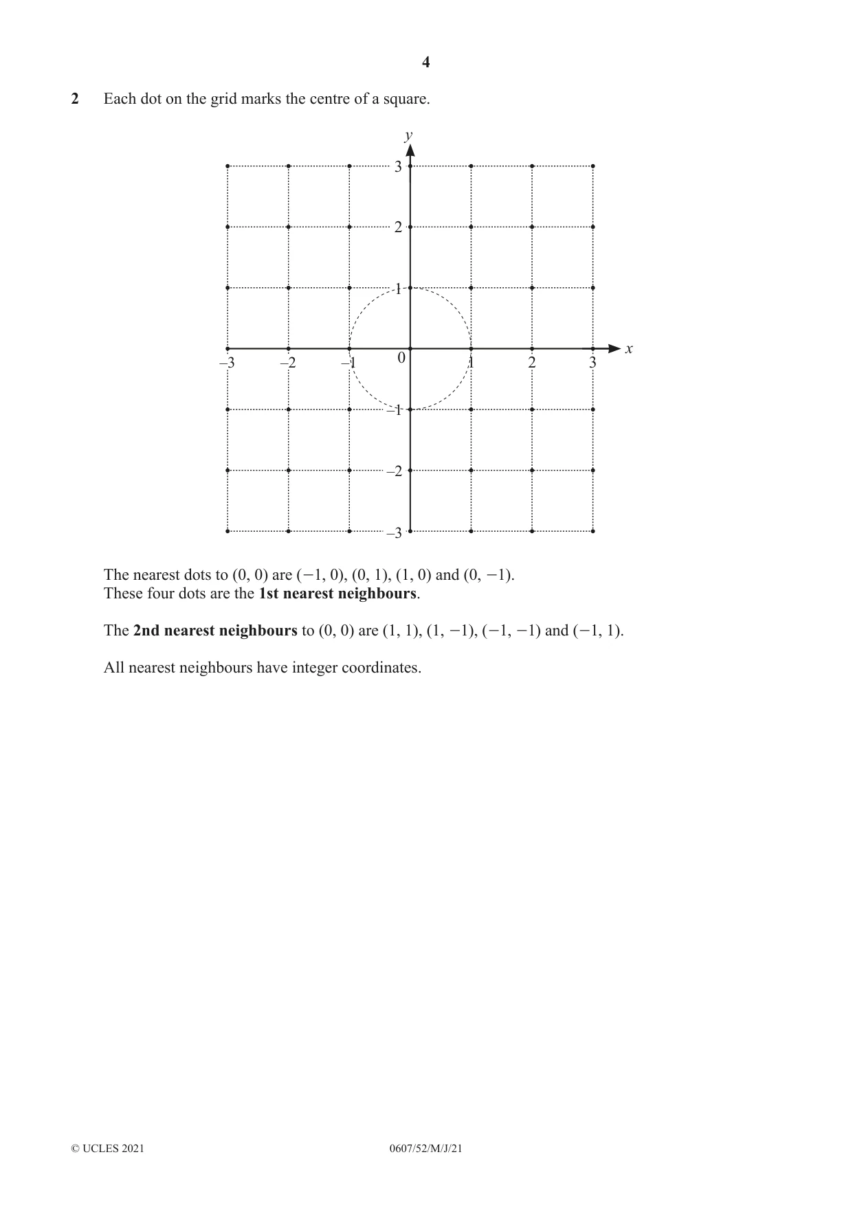 Cambridge IGCSE Mathematics - International 0607 2021 May/June Paper 5 · Variant 2 question paper, page 4 of 12