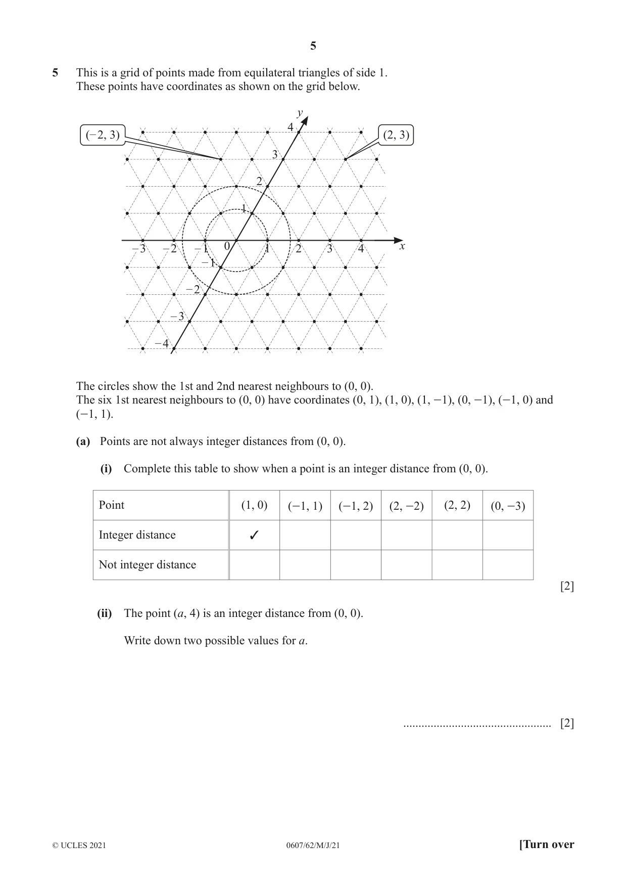 Cambridge IGCSE Mathematics - International 0607 2021 May/June Paper 6 · Variant 2 question paper, page 5 of 16