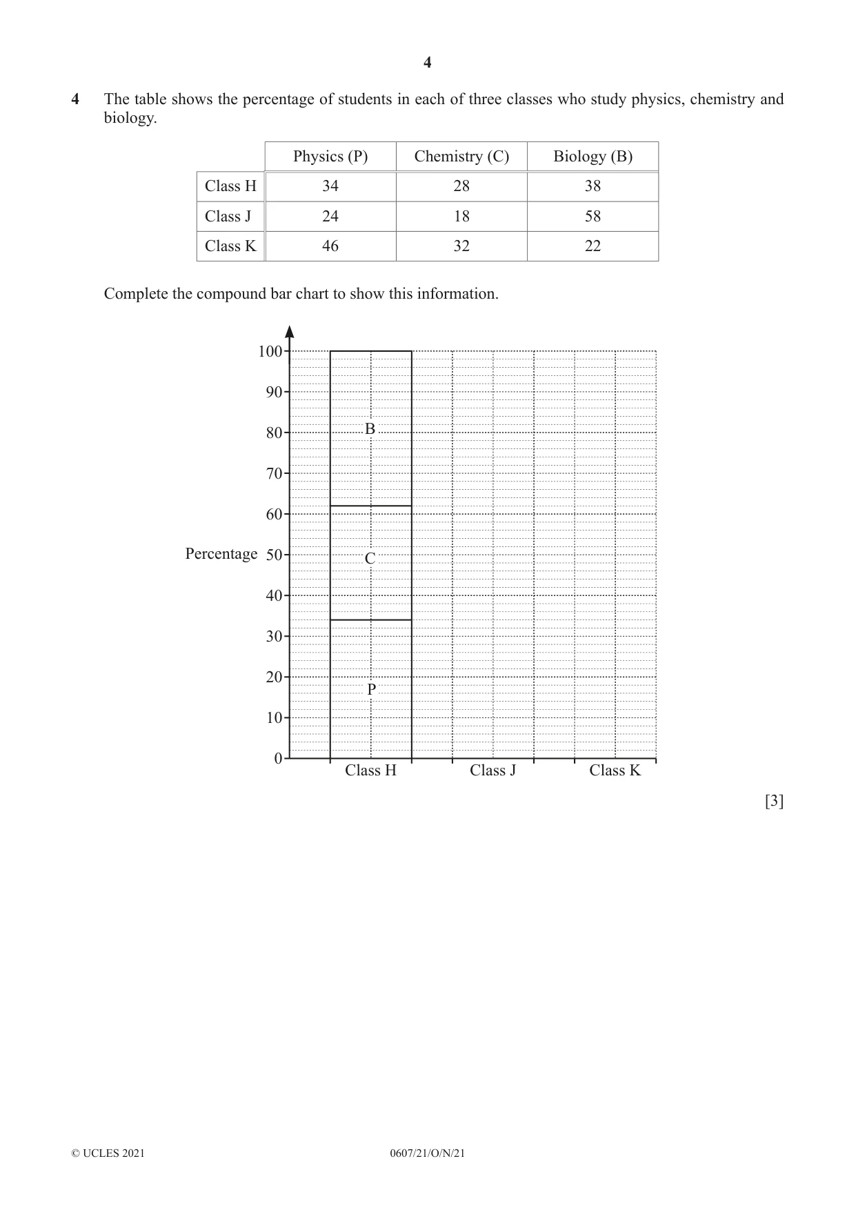 Cambridge IGCSE Mathematics - International 0607 2021 Oct/Nov Paper 2 · Variant 1 question paper, page 4 of 12