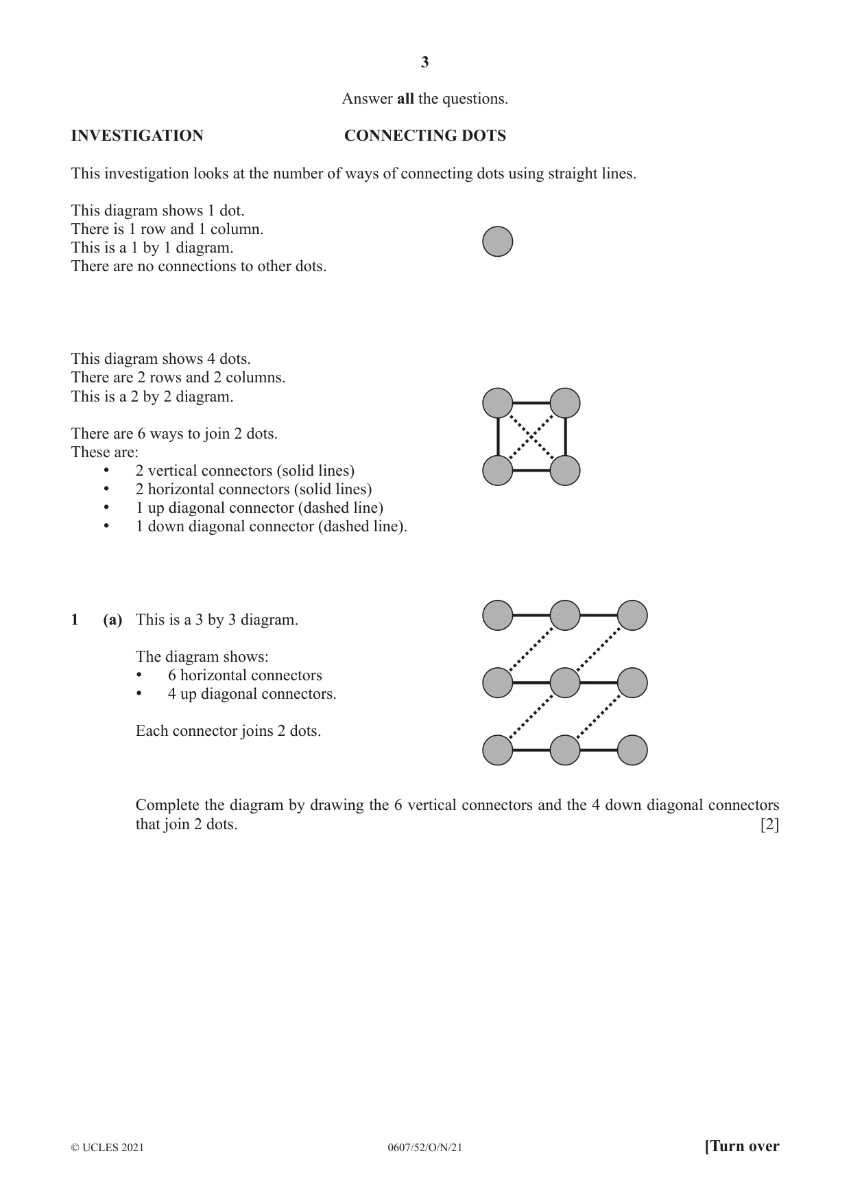 Cambridge IGCSE Mathematics - International 0607 2021 Oct/Nov Paper 5 · Variant 2 question paper, page 3 of 8