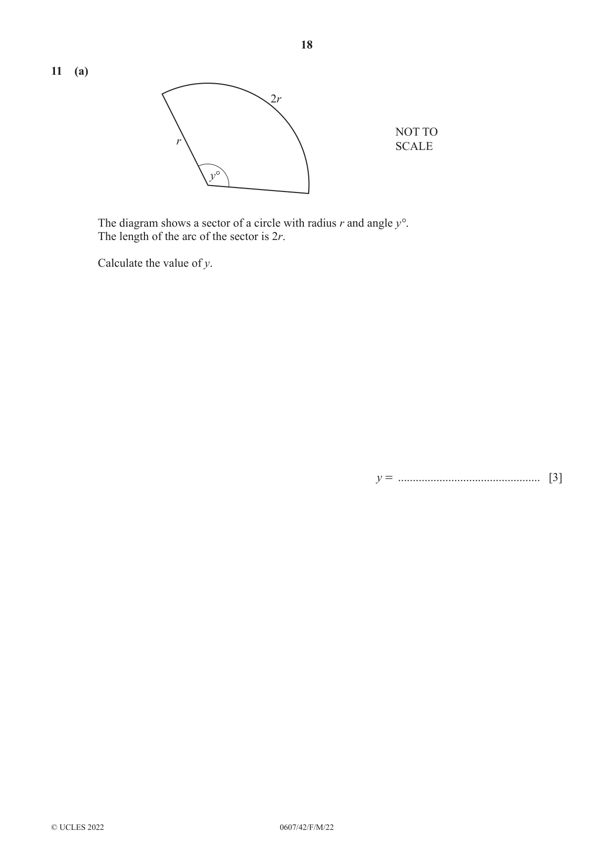 Cambridge IGCSE Mathematics - International 0607 2022 Feb/March Paper 4 · Variant 2 question paper, page 18 of 20
