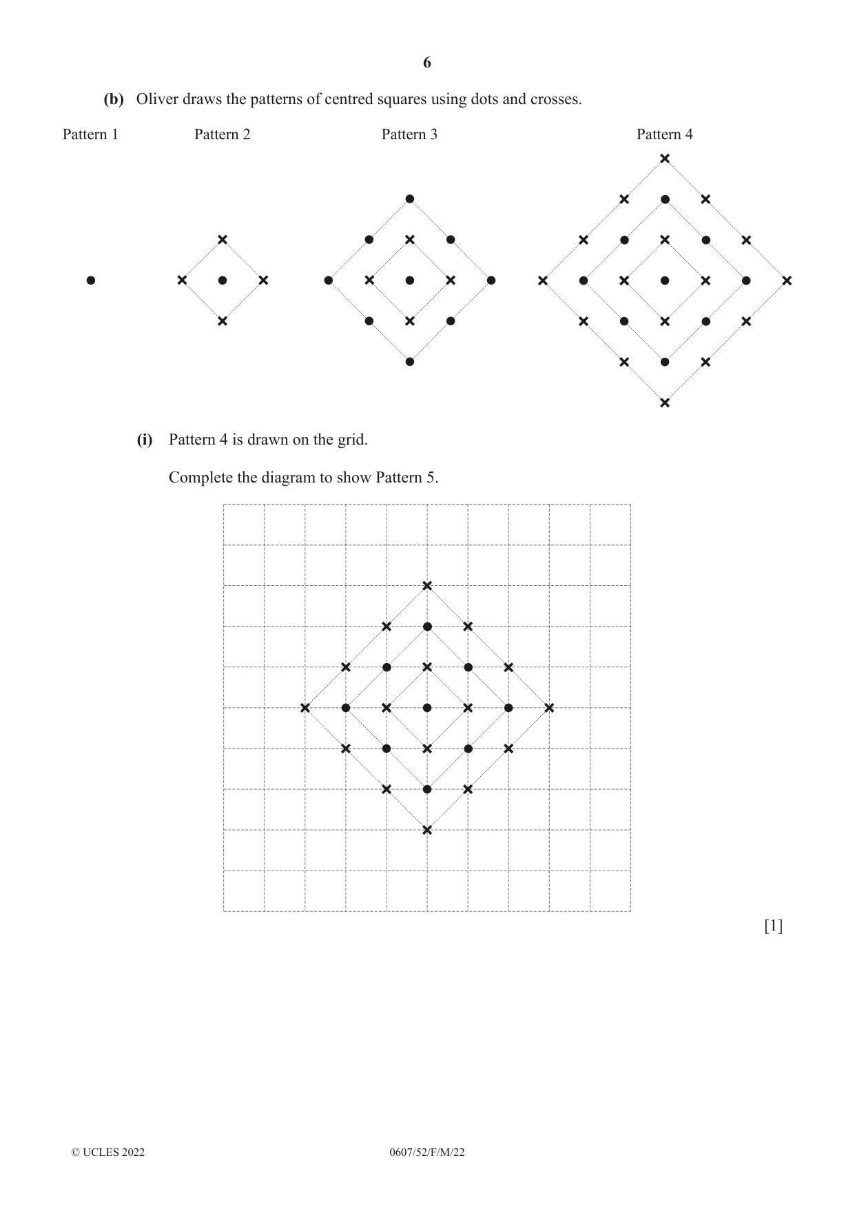 Cambridge IGCSE Mathematics - International 0607 2022 Feb/March Paper 5 · Variant 2 question paper, page 6 of 12