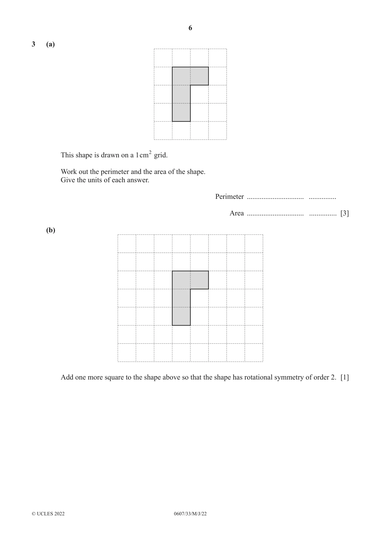 Cambridge IGCSE Mathematics - International 0607 2022 May/June Paper 3 · Variant 3 question paper, page 6 of 20
