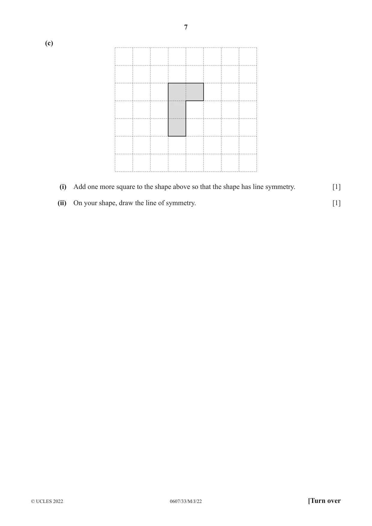 Cambridge IGCSE Mathematics - International 0607 2022 May/June Paper 3 · Variant 3 question paper, page 7 of 20