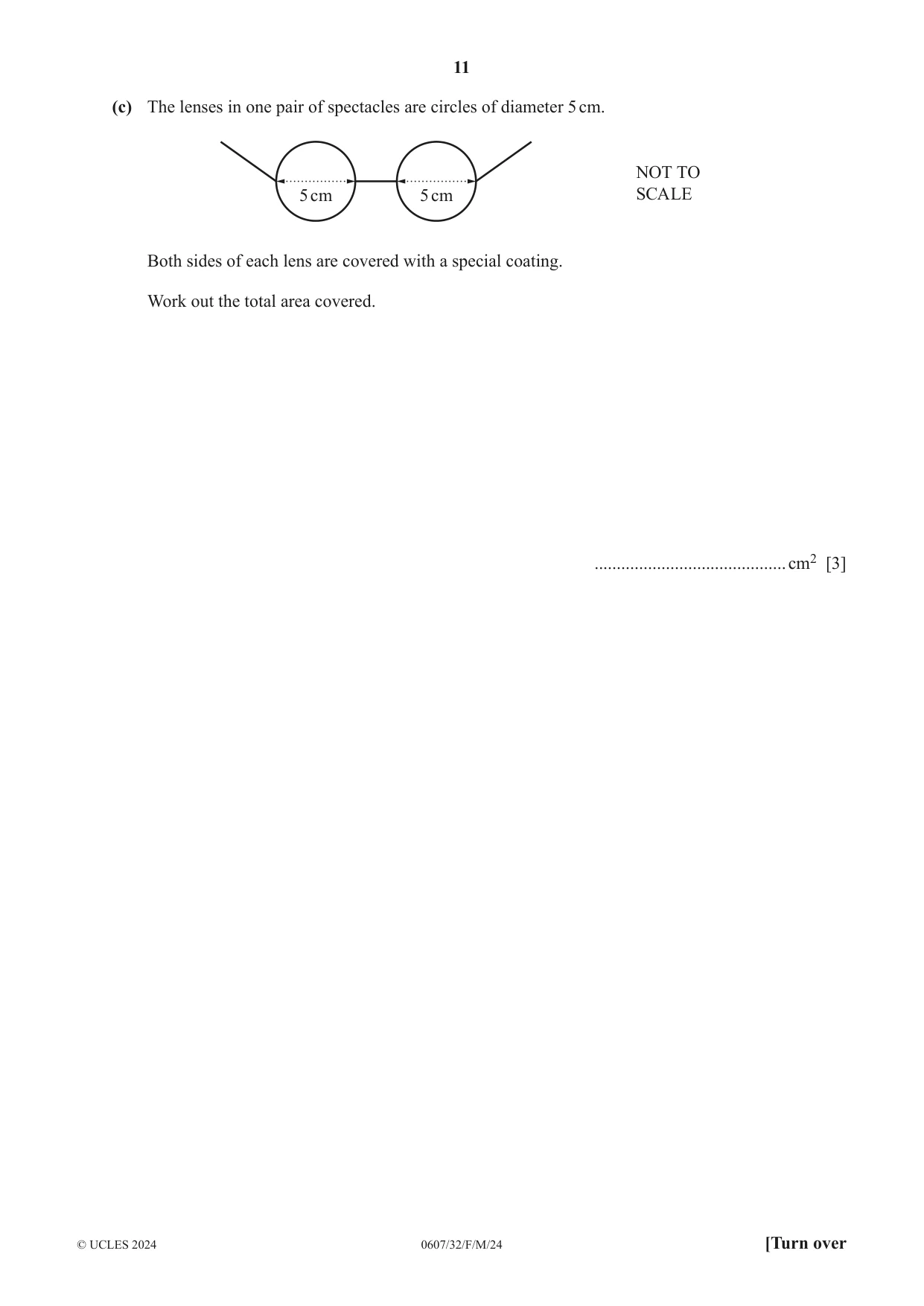 Cambridge IGCSE Mathematics - International 0607 2024 Feb/March Paper 3 · Variant 2 question paper, page 11 of 20
